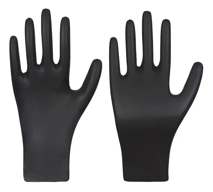 Solidstar® | BLACK | Nitril-Einmalschutzhandschuh Leipold Arbeitsschutz