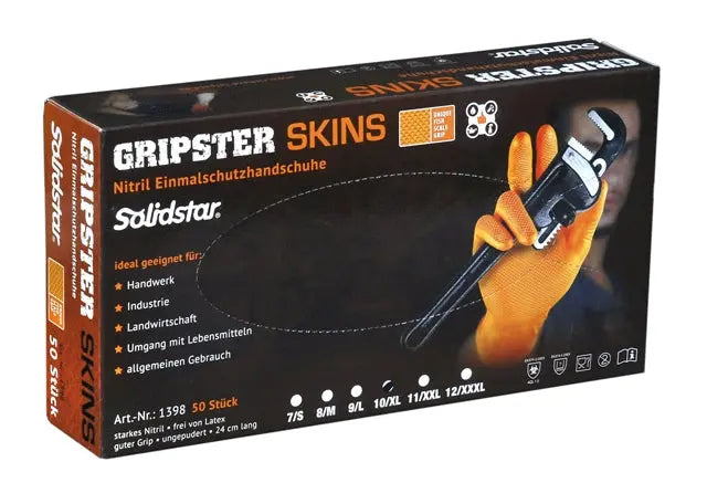 Solidstar® | GRIPSTER | Nitril-Einmalschutzhandschuh Leipold Arbeitsschutz