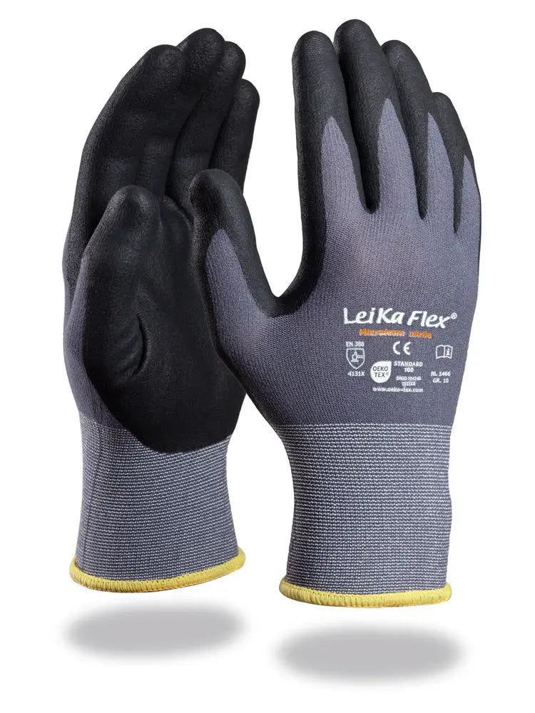 LeiKaFlex® | Feinstrickhandschuh | Nitril-Beschichtung Leipold Arbeitsschutz