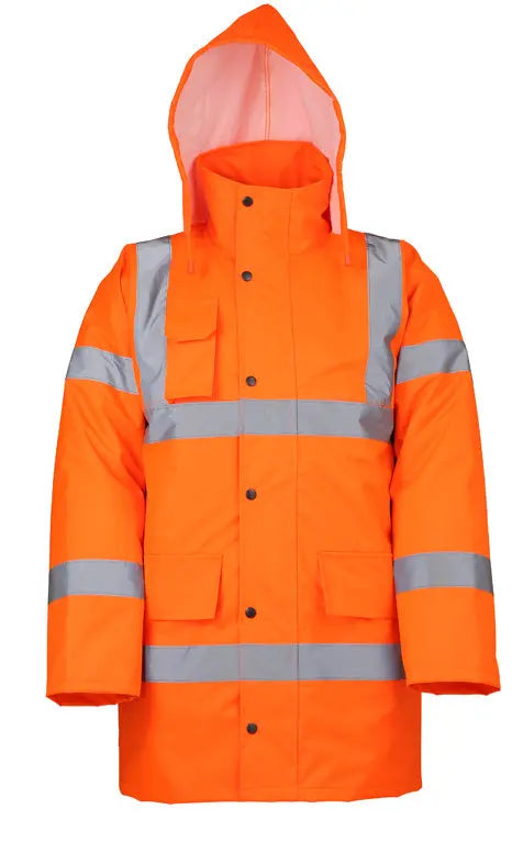 LeiKaTex® | Regenparka | Warnschutz | warnorange Leipold Arbeitsschutz