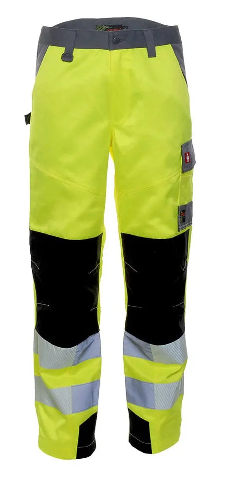 LeiKaTex® | BRIGHT LINE | Bundhose | neongelb/grau Leipold Arbeitsschutz