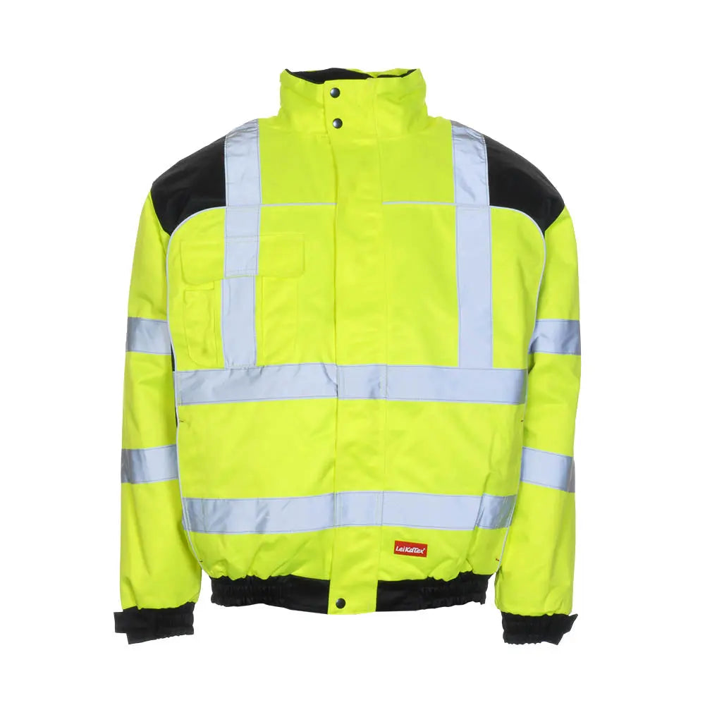 LeiKaTex® | Pilotenjacke | Warnschutz | neongelb/schwarz Leipold Arbeitsschutz