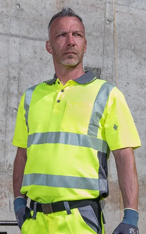 LeiKaTex® | BRIGHT LINE | Polo-Shirt | Warnschutz Leipold Arbeitsschutz
