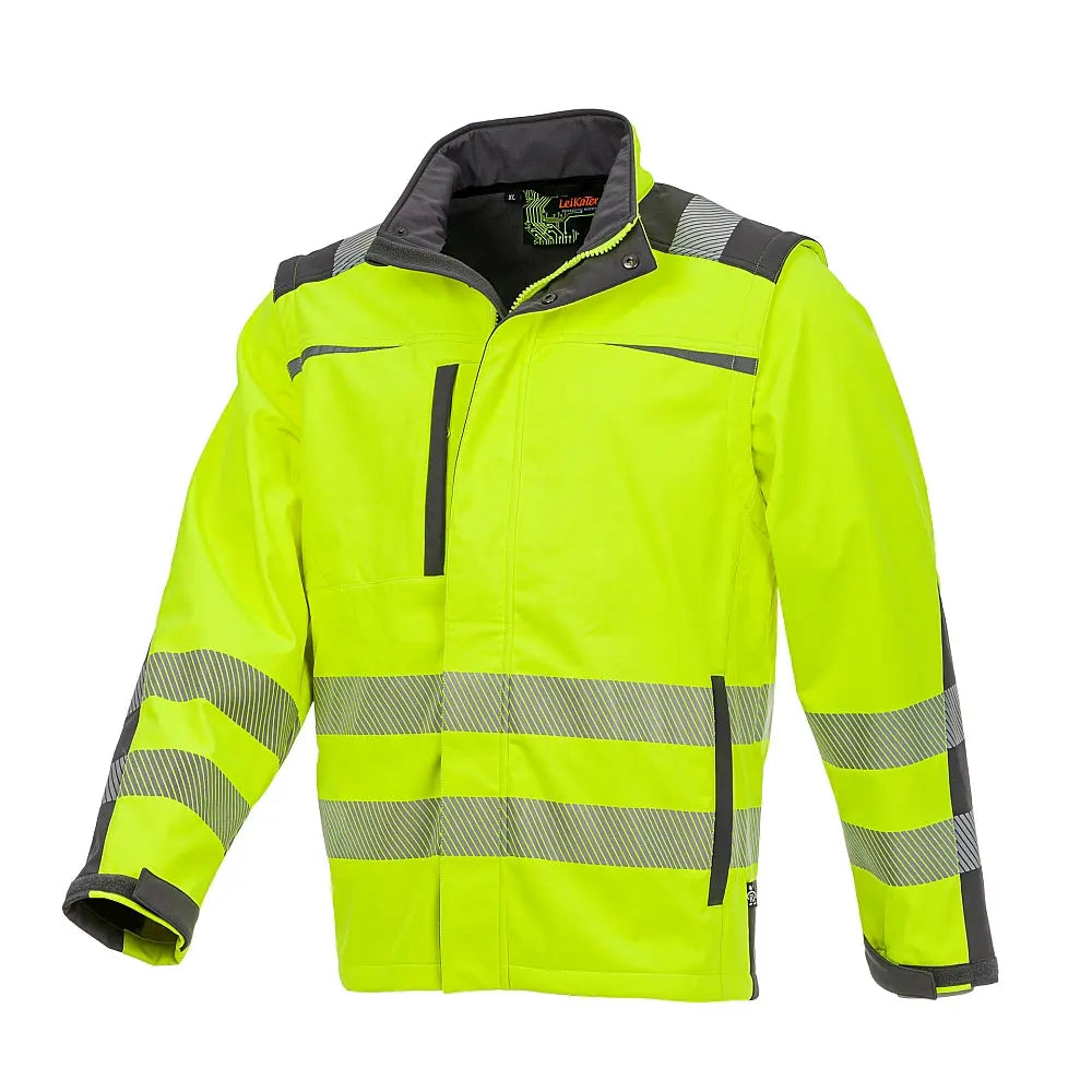 LeiKaTex® | BRIGHT LINE | Softshelljacke | Warnschutz Leipold Arbeitsschutz