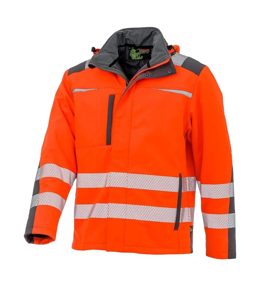 LeiKaTex® | BRIGHT LINE | Softshelljacke | Warnschutz Leipold Arbeitsschutz