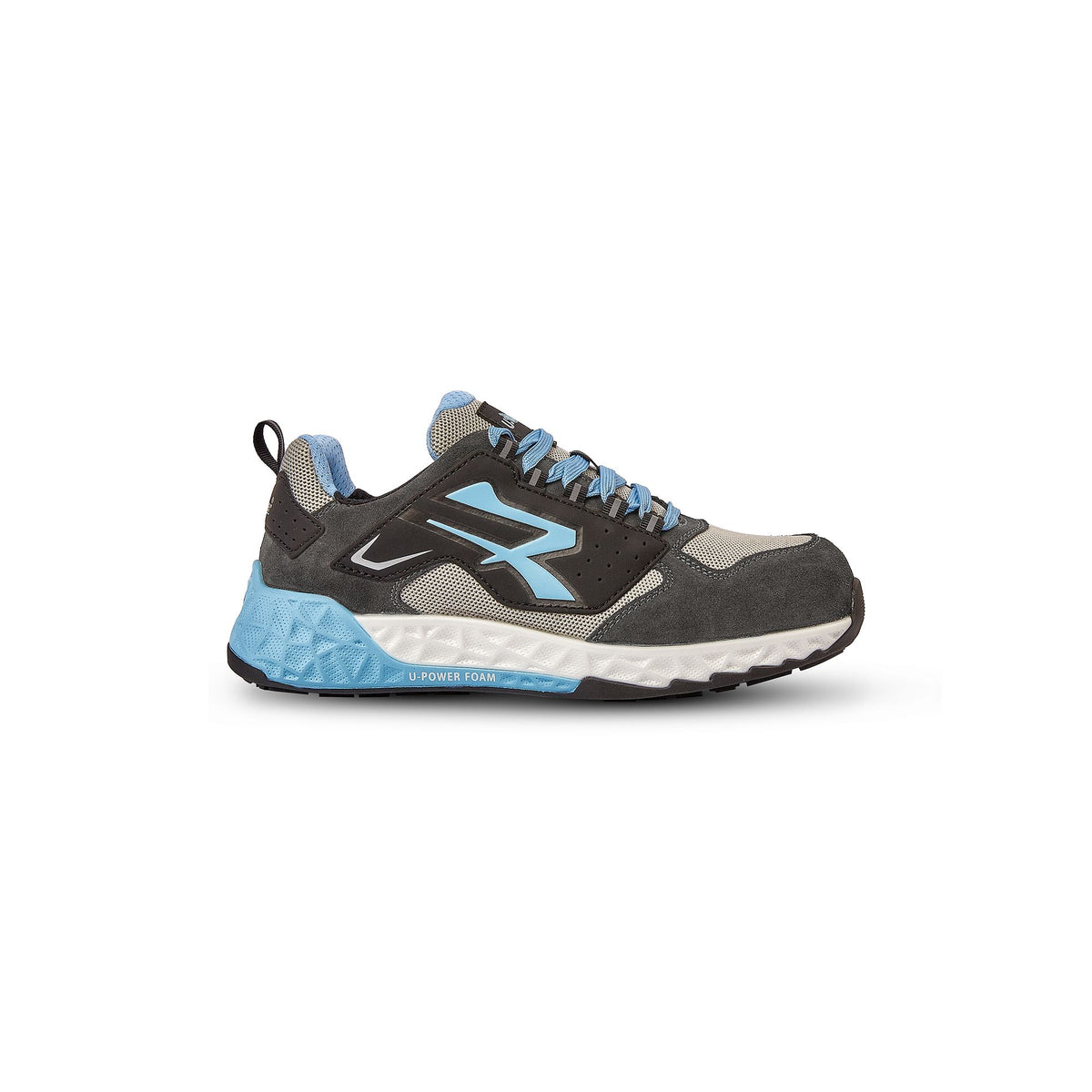 U-Power Sicherheitshalbschuhe S1PS ARYA ESD GREY / BABY BLUE