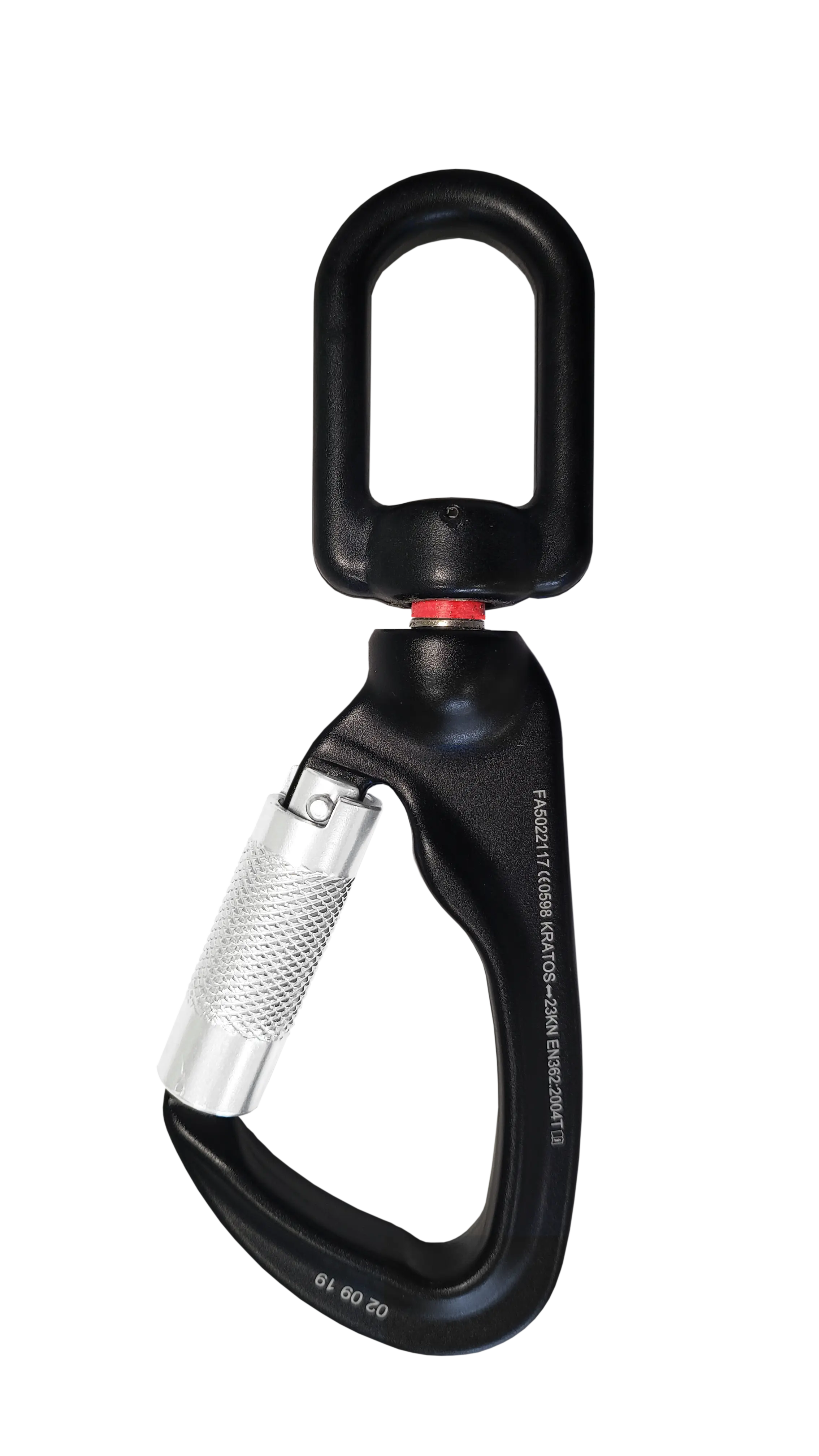 Aluminiumhaken mit Automatikverschluss Vierteldrehung (Twist-Lock) mit Fallanzeige-Wirbel