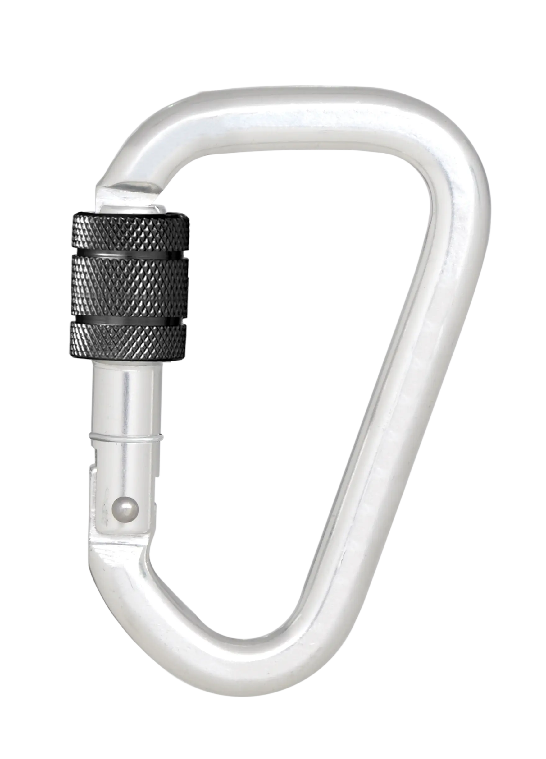 Aluminiumkarabiner mit Schraubverschluss - Keylock Version