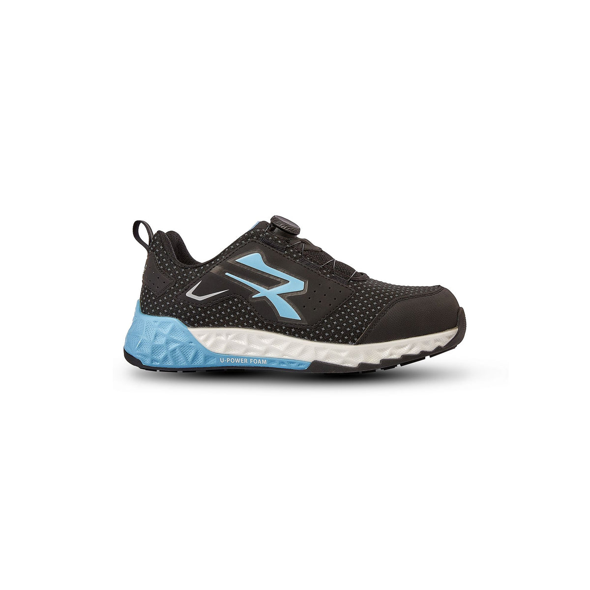 U-Power Sicherheitshalbschuhe S3S BOLTON ESD BLACK / BABY BLUE