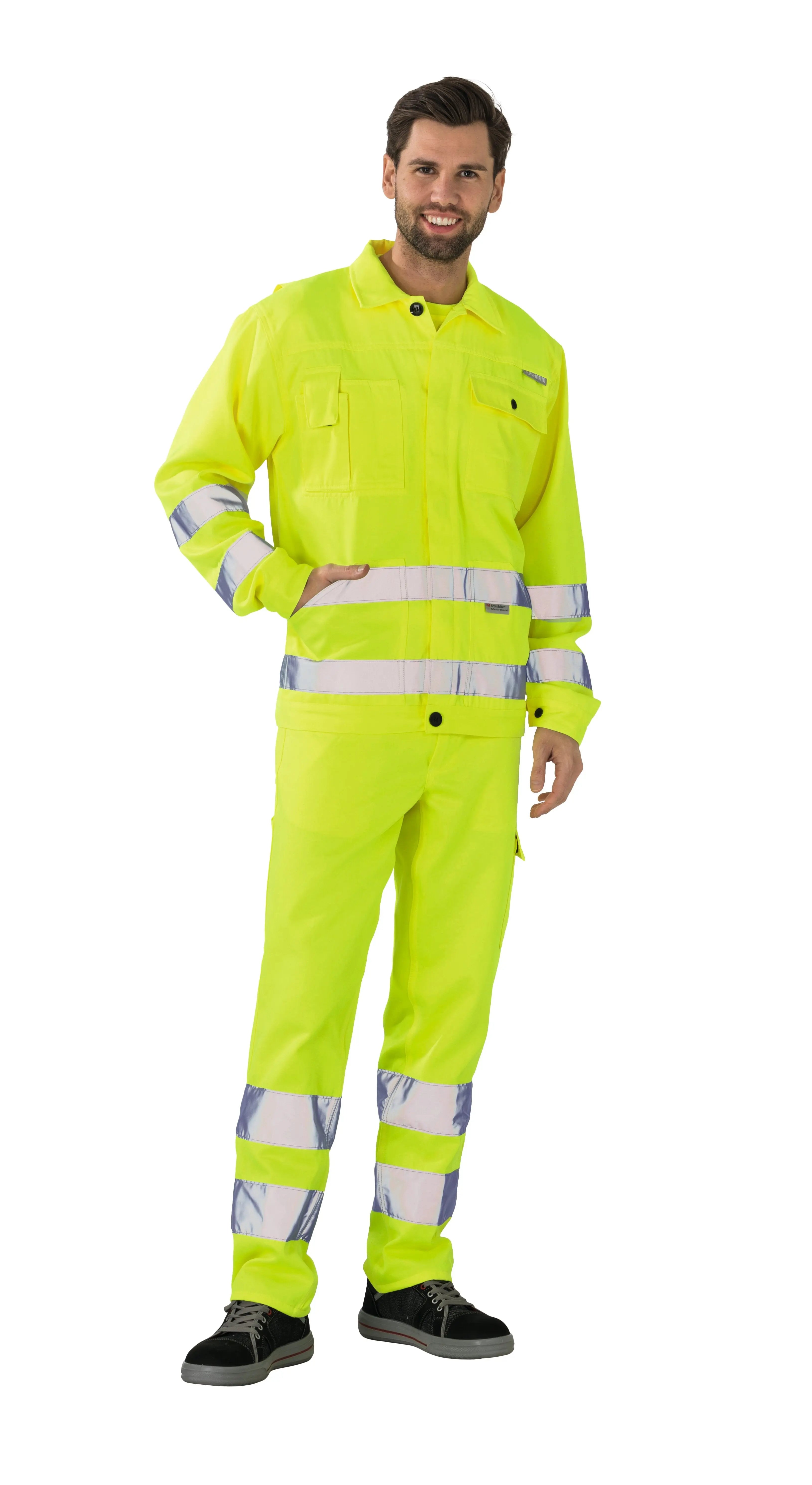 Bundjacke uni Herren Ganzjährig Planam uni gelb - KERA Arbeitsschutz