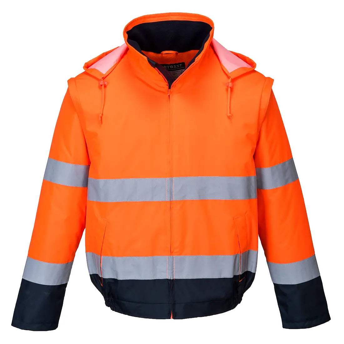 Leichte Warnschutz 2-in-1 Kontrast Pilotjacke Essential C464 KERA-Arbeitsschutz