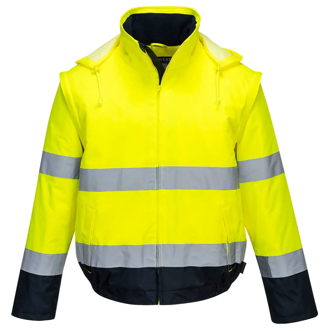 Leichte Warnschutz 2-in-1 Kontrast Pilotjacke Essential C464 KERA-Arbeitsschutz