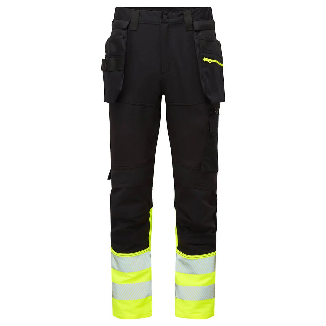 DX4 Warnschutz Bundhose Klasse 1 mit abnehmbaren Holstertaschen DX457 - KERA Arbeitsschutz