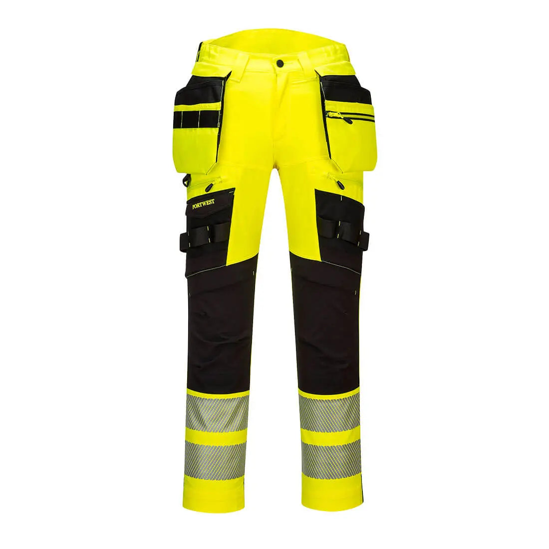 DX4 Warnschutzhose mit abnehmbaren Holstertaschen DX442 - KERA Arbeitsschutz