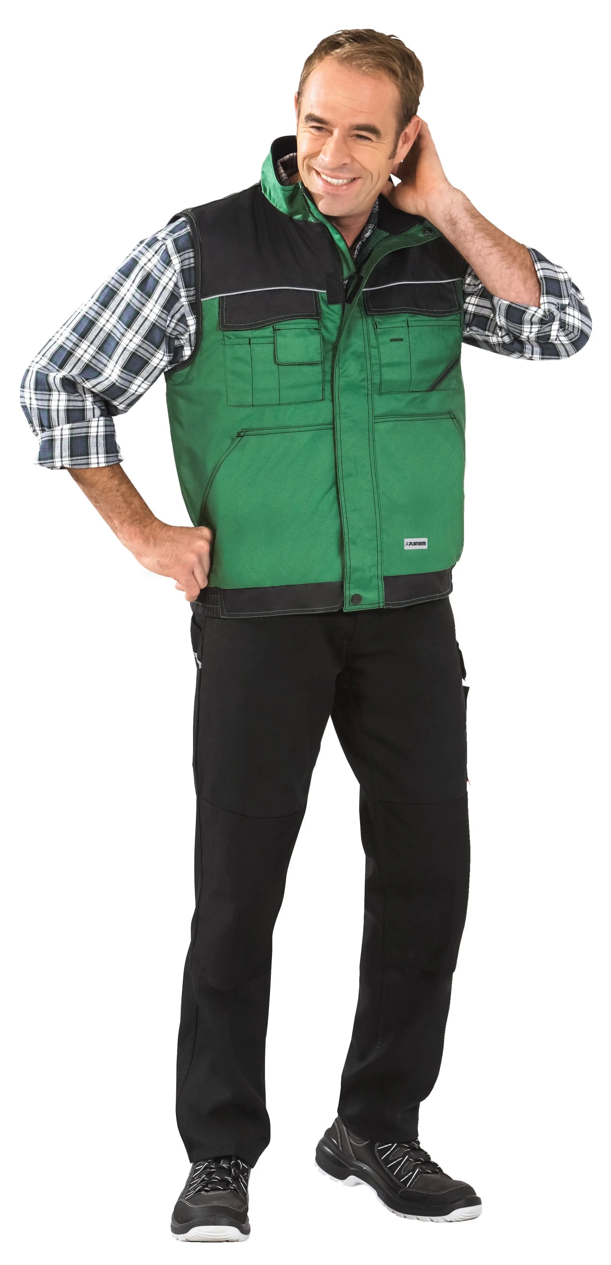 Dust Weste Herren Ganzjährig Planam farngrün - KERA Arbeitsschutz