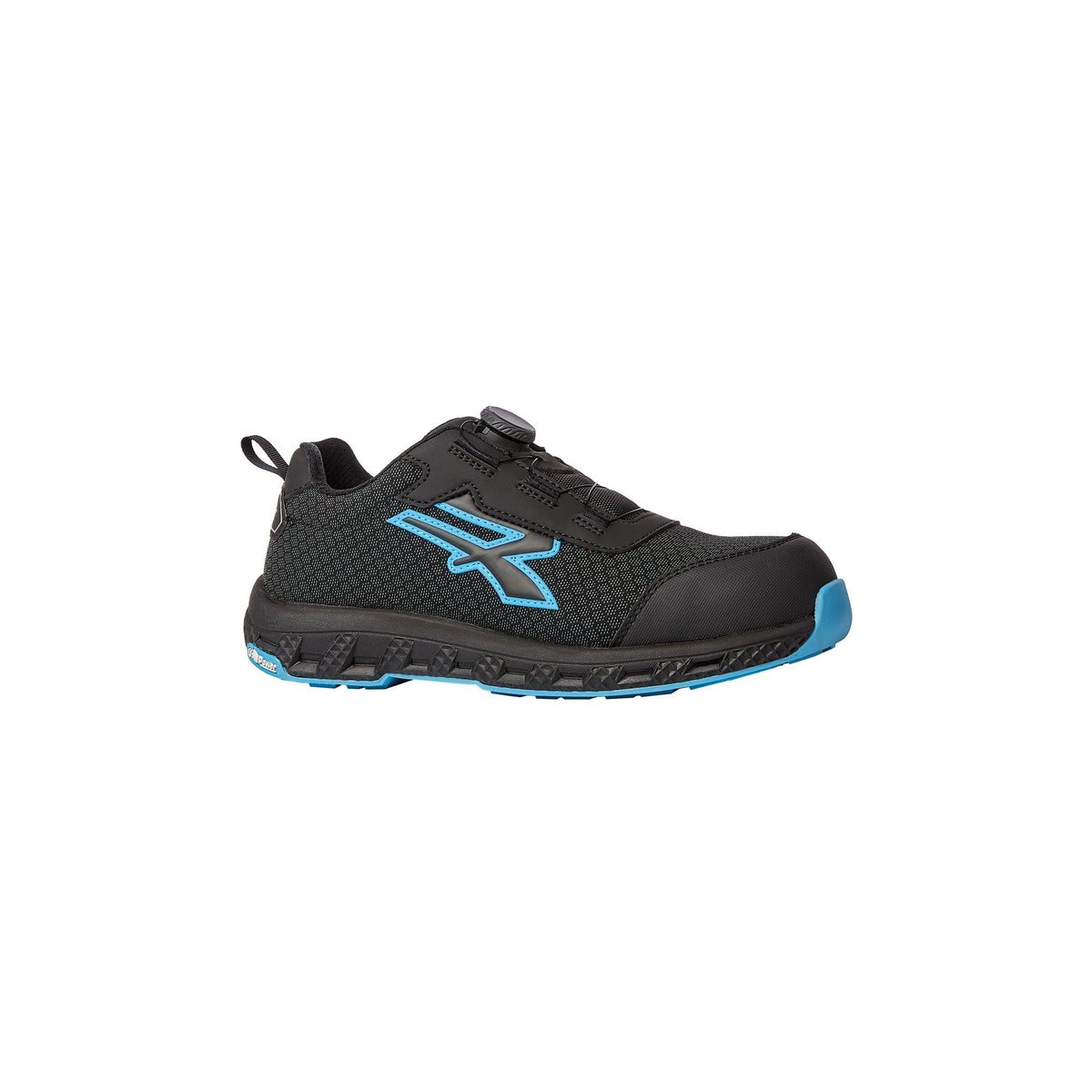 U-Power Sicherheitsschuhe S3S FLEXOR ESD BLACK / BLUE FLUO