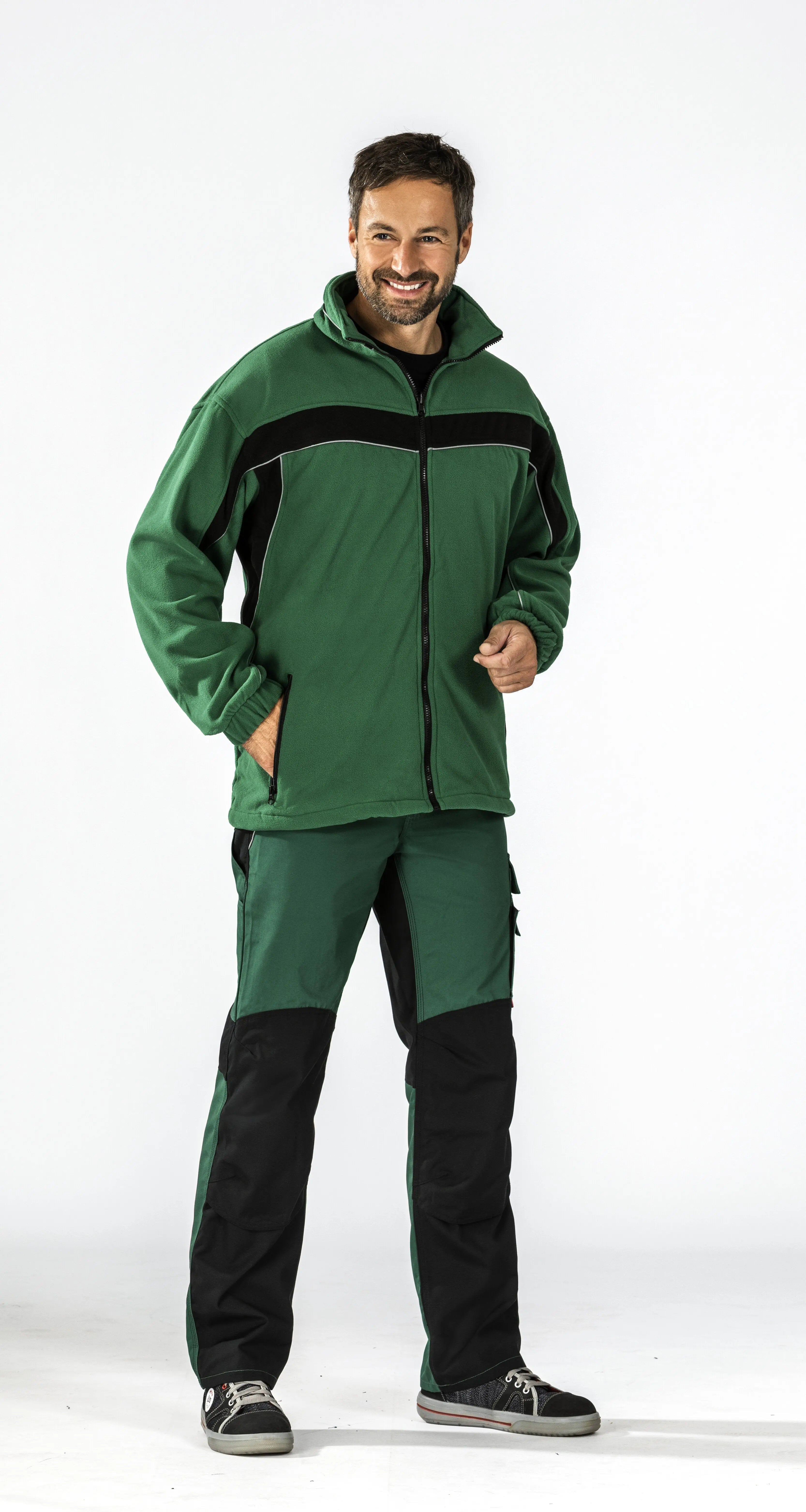 Fleecejacke Herren Ganzjährig Planam schiefer - KERA Arbeitsschutz