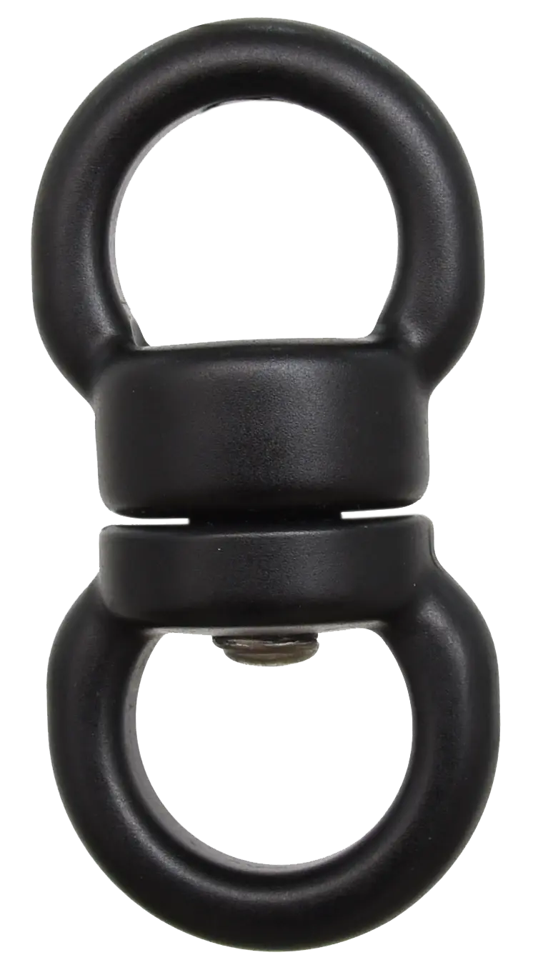 GIROS 1 Drehwirbel aus Aluminium auf Kugellager, Ringe Durchm. 25 mm