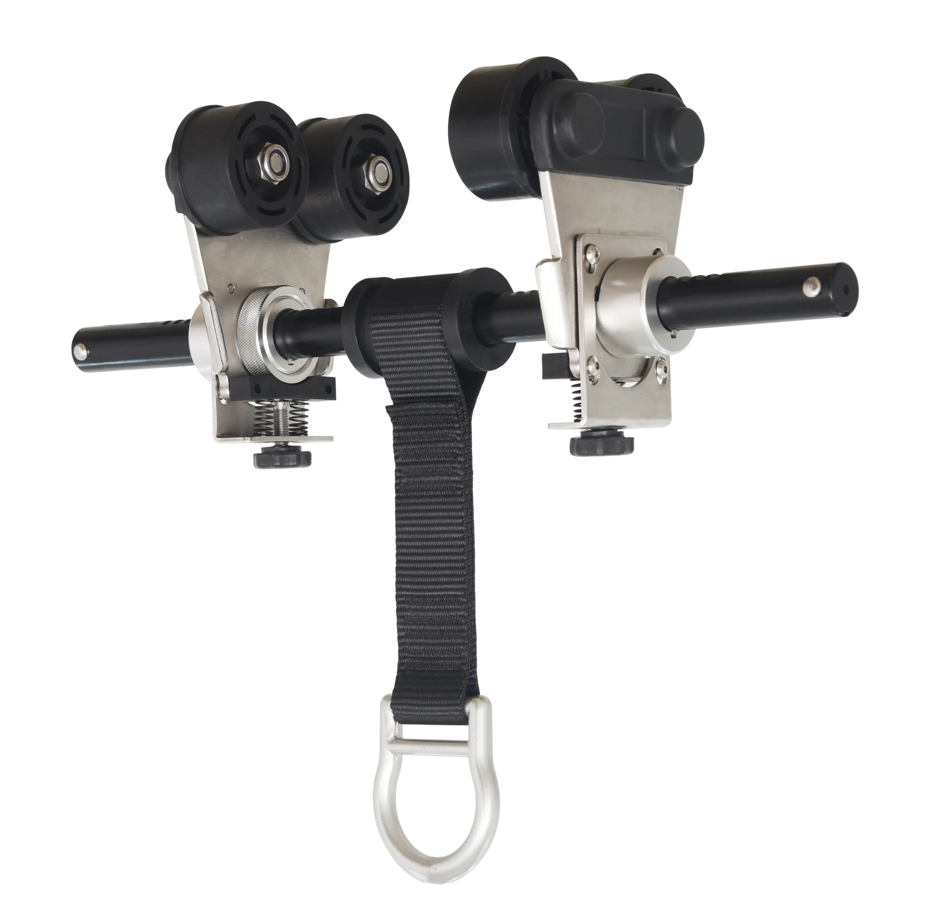 GRAB'N'ROLL - Beweglicher Anschlagpunkt mit Rollen für Stahlträger - dielektrische Version