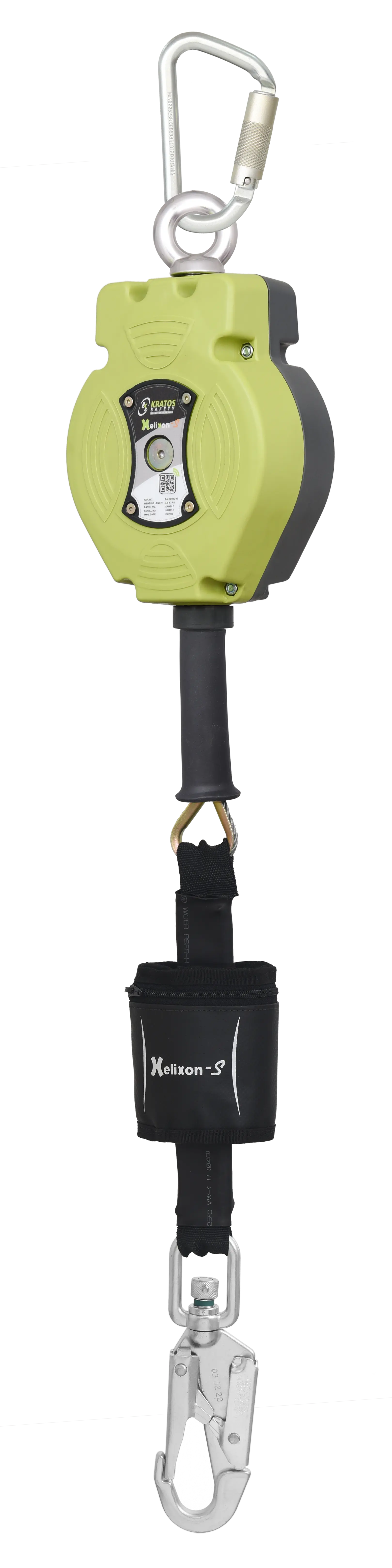 HELIXON-S Stahldrahtseil, Höhensicherungsgerät mit automatischem Rückzug 3,50 m