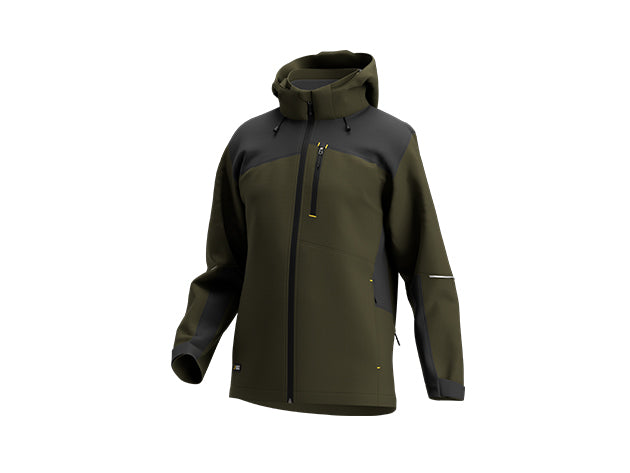 Softshelljacken Khaki/Dunkelgrau Safety Jogger Workwear KASAI SSHELL JKT M