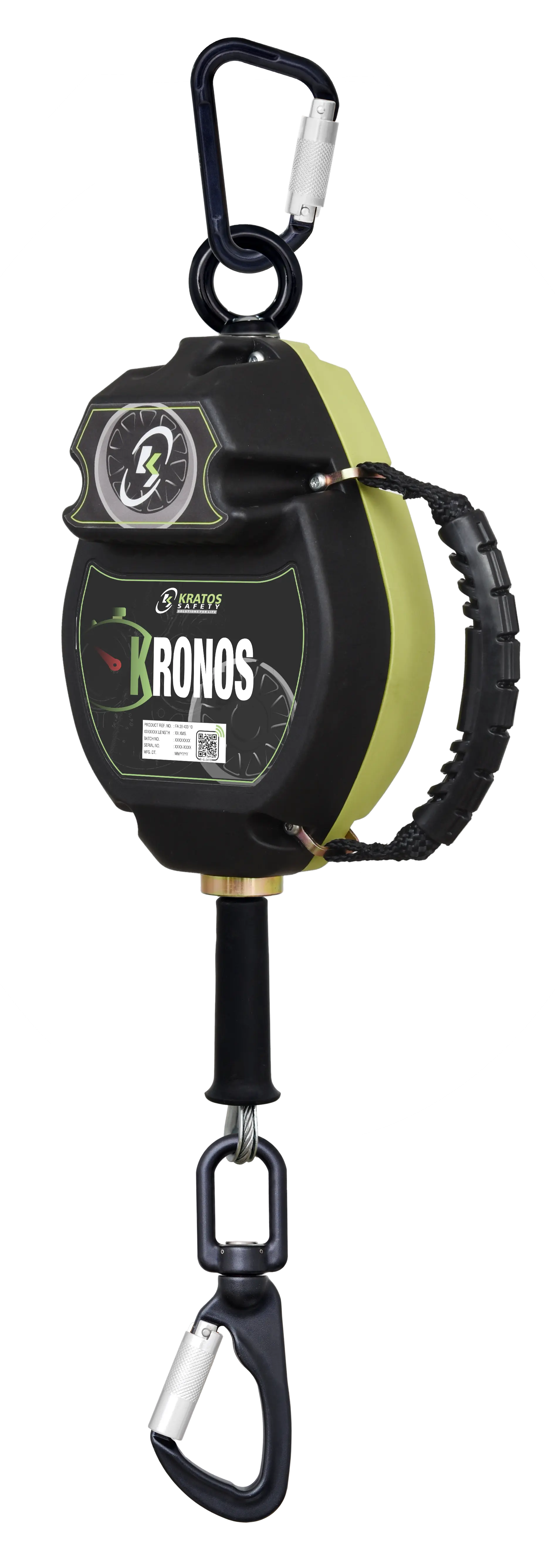 KRONOS Stahldrahtseil, Höhensicherungsgerät 10 m, das mit konstanter Geschwindigkeit aufrollt