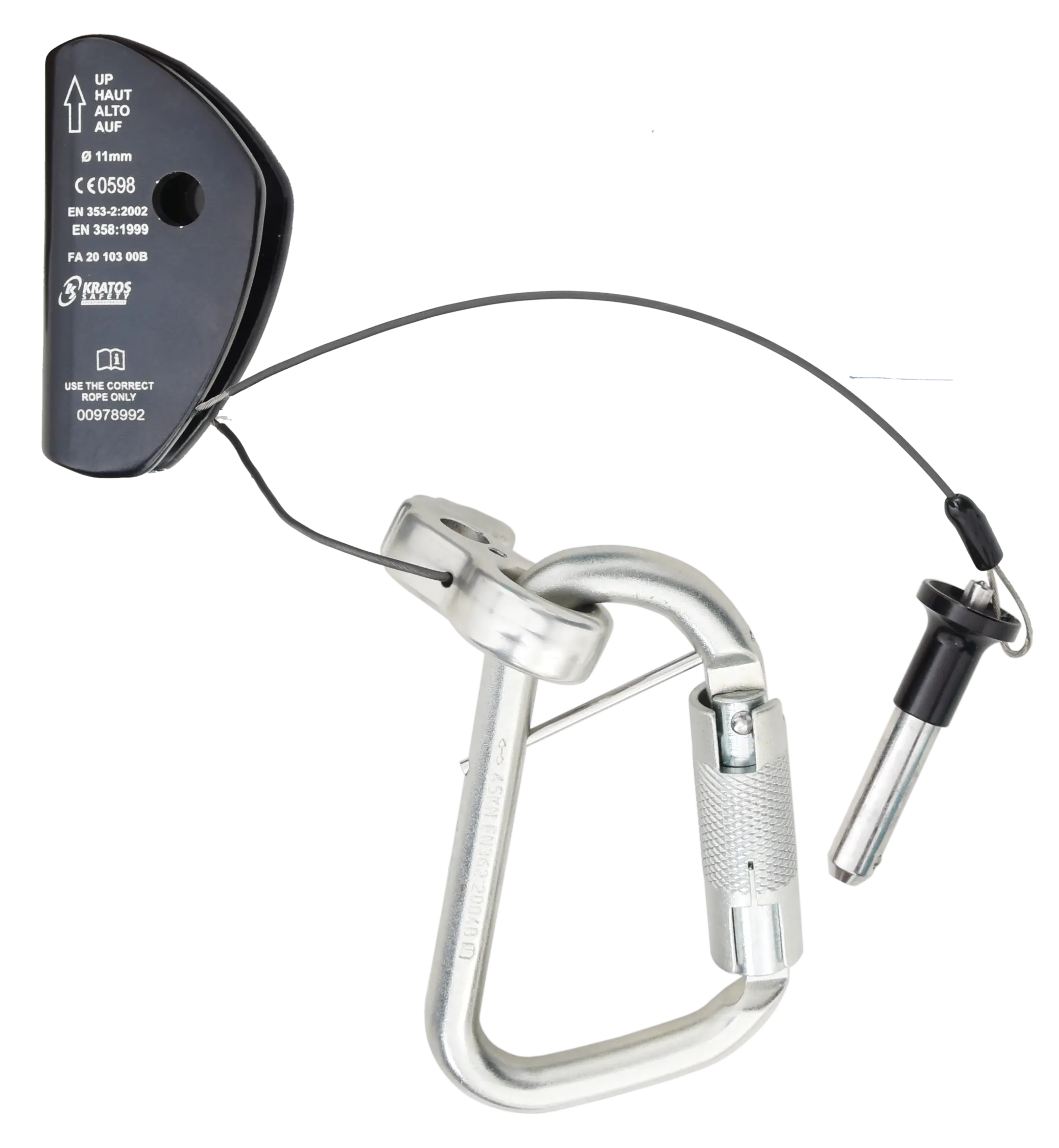 LOREL, Mitlaufendes Auffanggerät für Kernmantelseil 11 mm