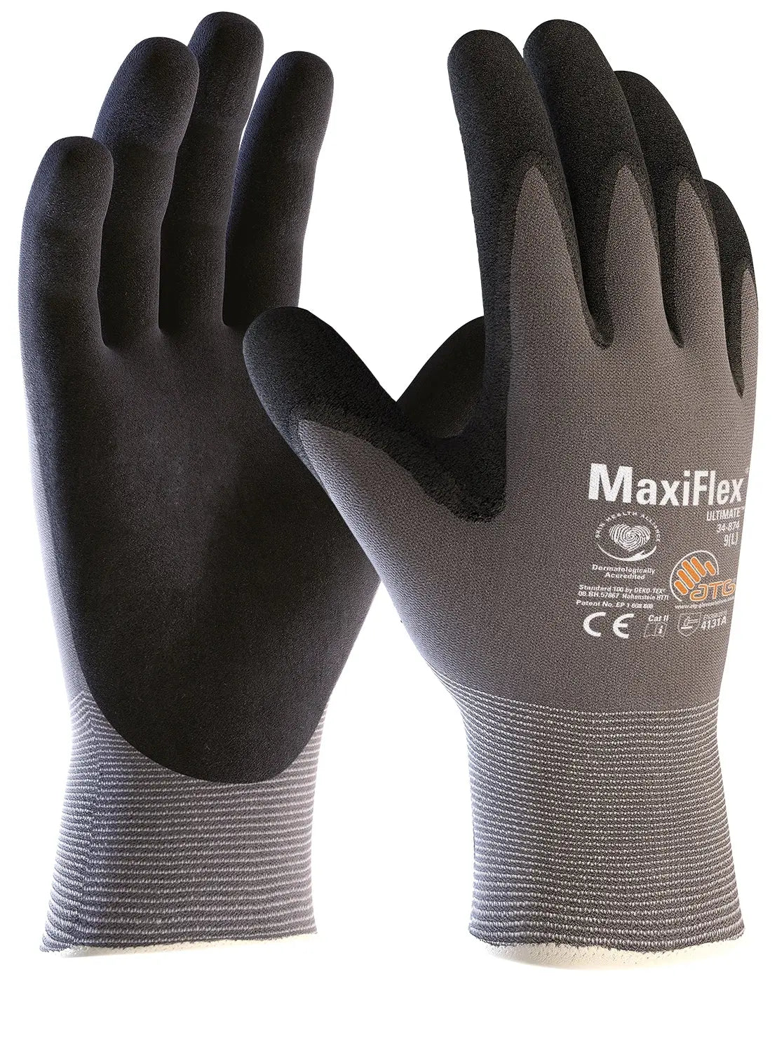MaxiFlex® Ultimate™ Nylon-Strickhandschuhe (34-874V), Automatenverpackung-144 Paar ATG®