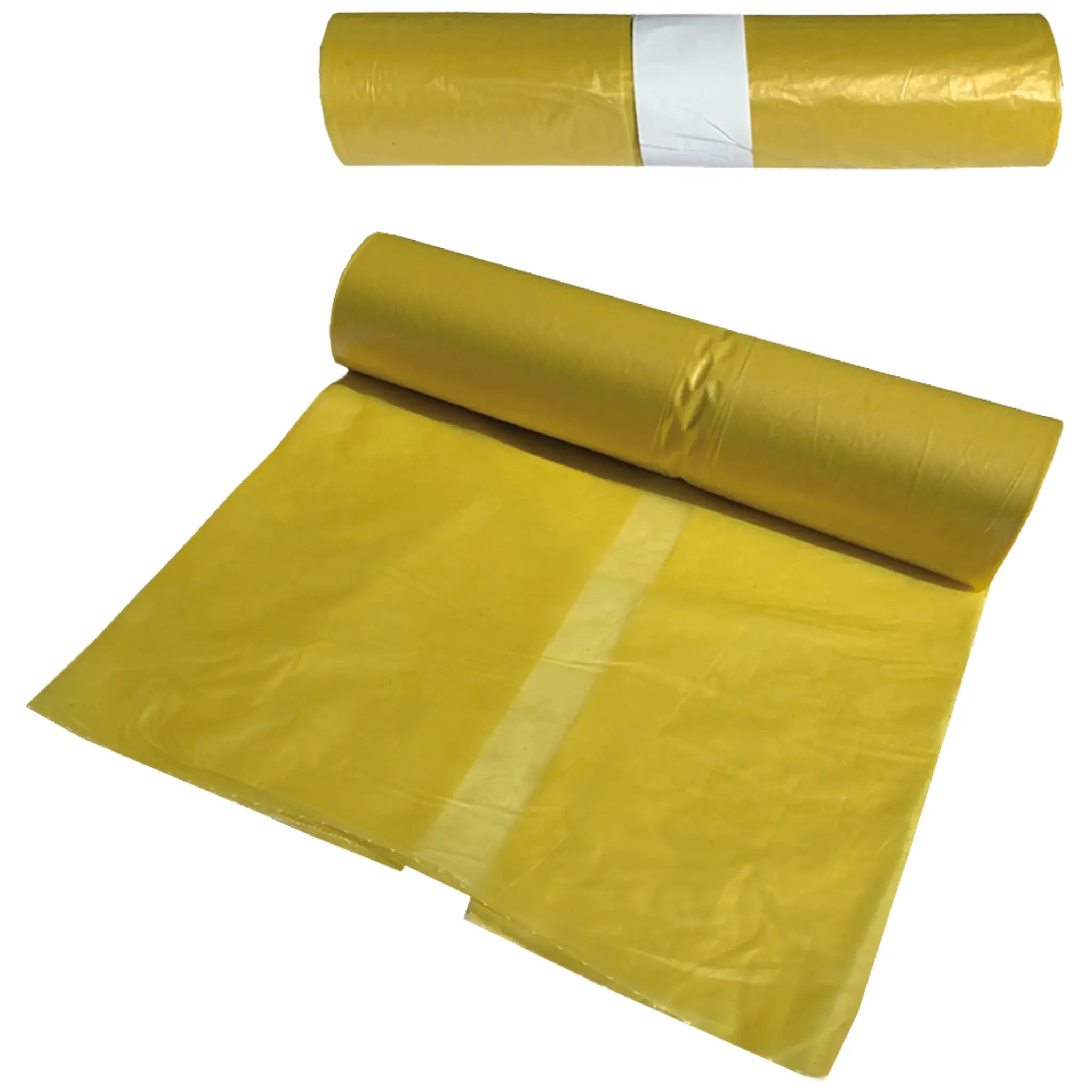 Müllsack 70 Liter gelb Stärke 33 mμ LDPE-250 Stück Kera Arbeitsschutz