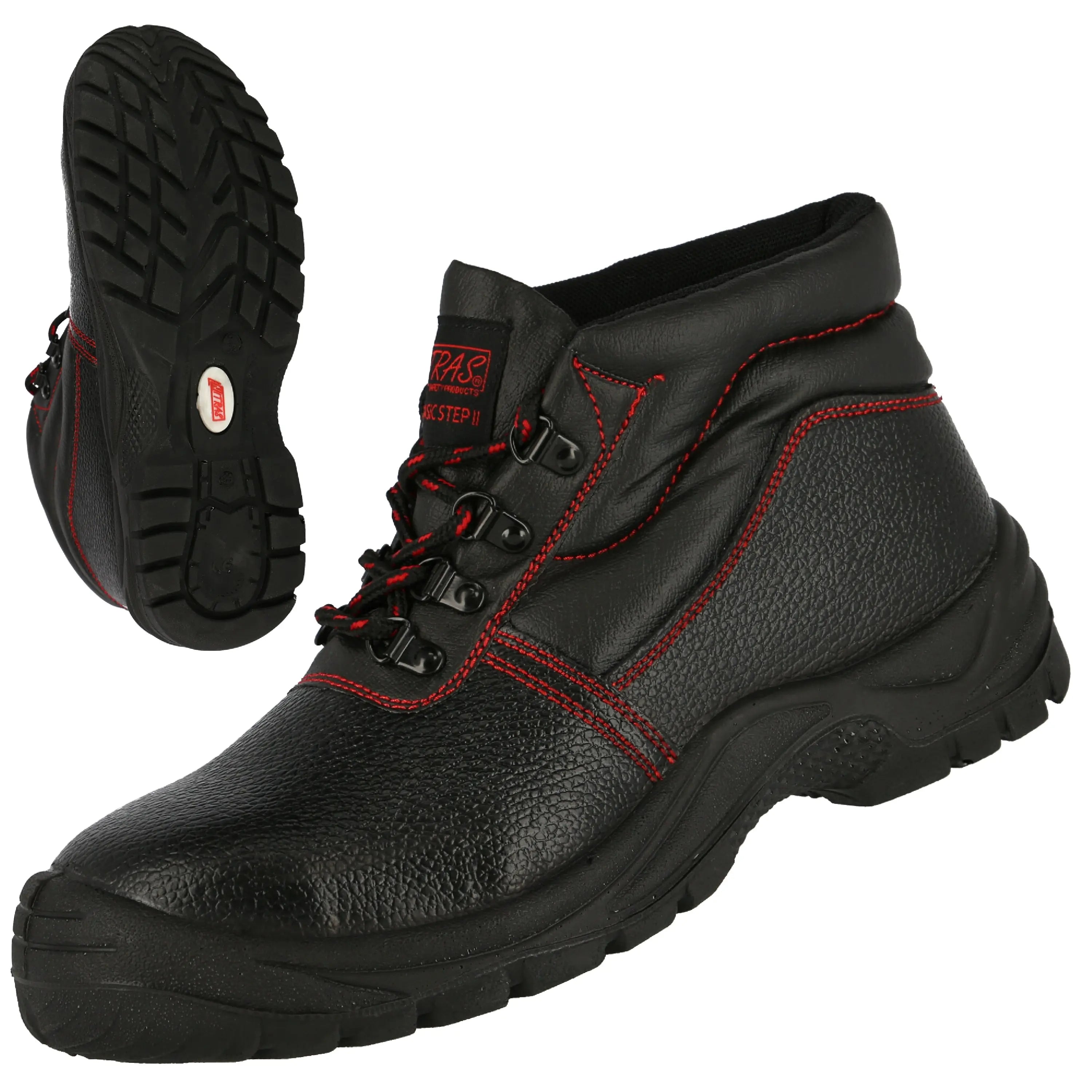 NITRAS BASIC STEP MID, S3 Sicherheitsstiefel, halbhoch, schwarz, EN ISO 20345 - KERA Arbeitsschutz