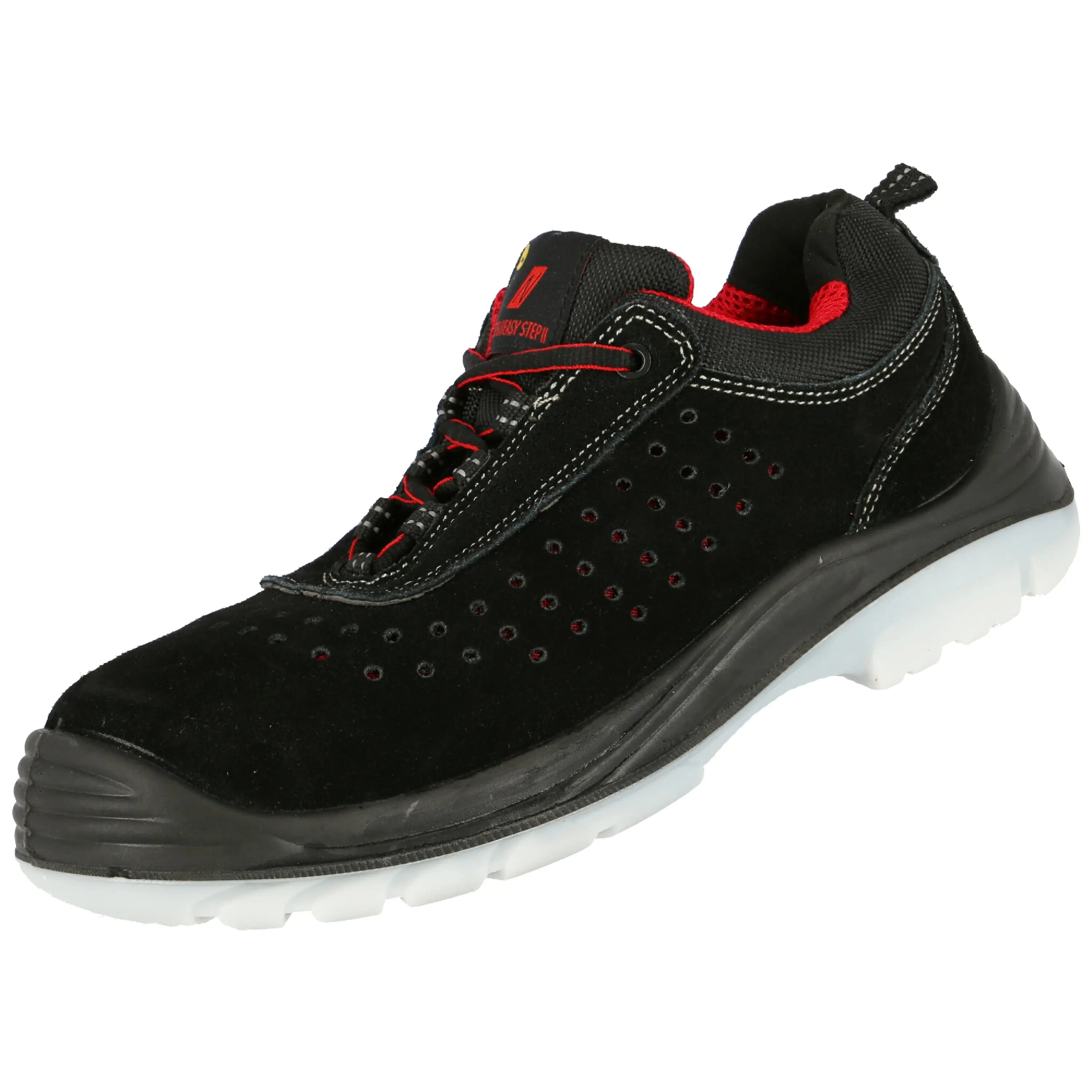 NITRAS EASY STEP P, S1P Sicherheitshalbschuhe, schwarz, EN ISO 20345, EN 61340-4-3, DGUV Regel 112-191 - KERA Arbeitsschutz