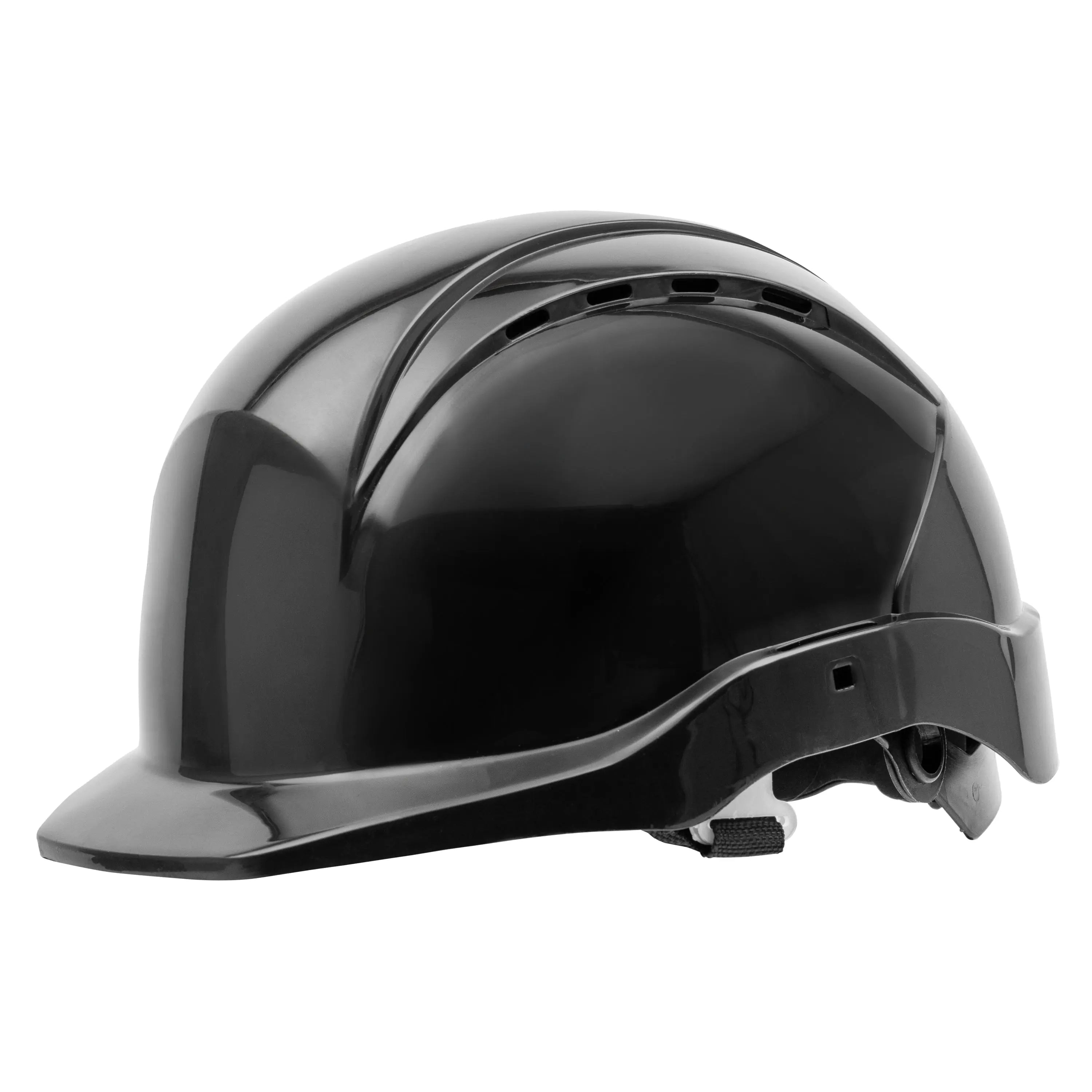 NITRAS HEAD PROTECT, Industrieschutzhelm, Schale aus HDPE, schwarz, Innenausstattung aus LDPE / Textil, schwarz / grau, EN 397 - KERA Arbeitsschutz