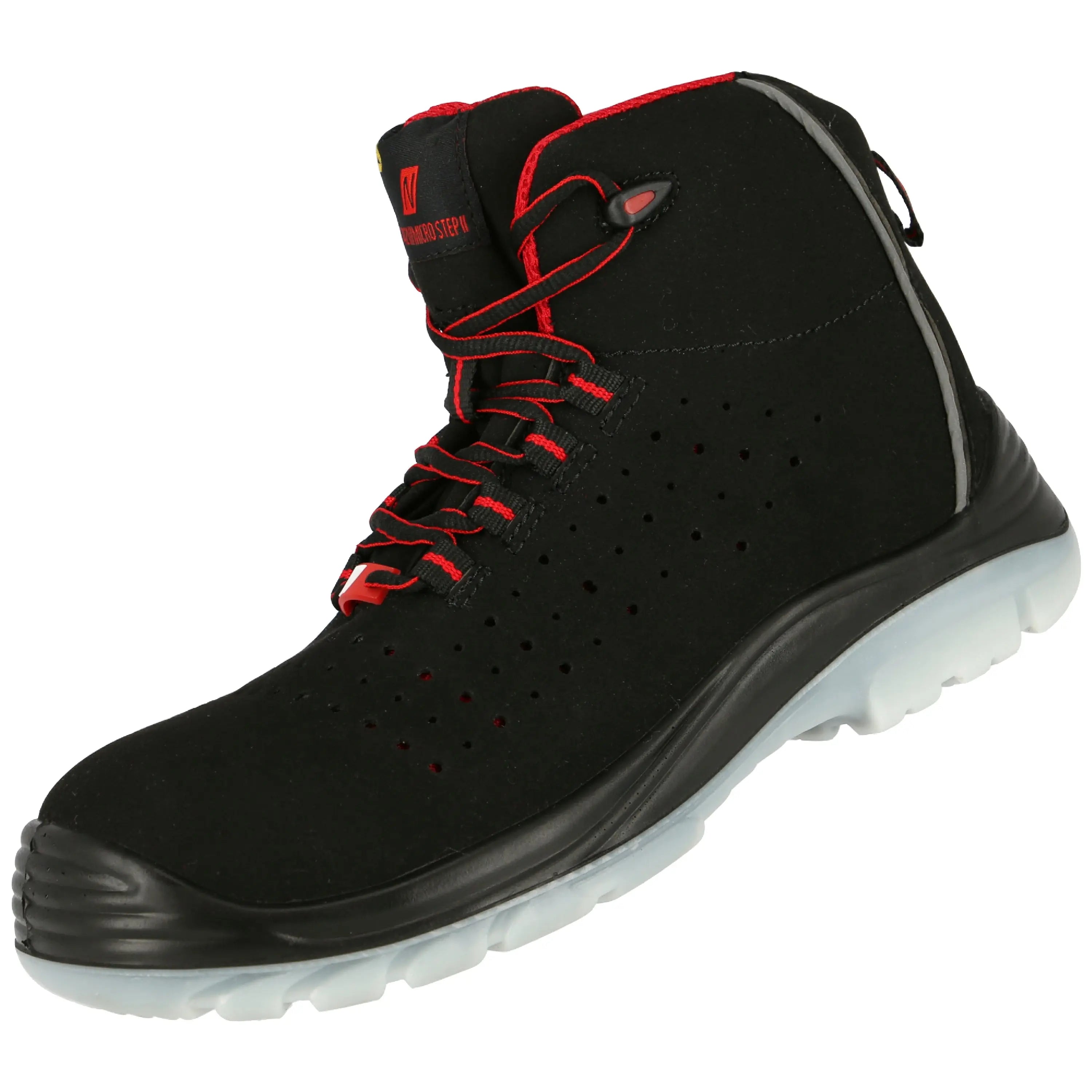 NITRAS MICRO STEP MID, S1 P Sicherheitsstiefel, halbhoch, schwarz, EN ISO 20345, EN 61340-4-3, DGUV Regel 112-191 - KERA Arbeitsschutz