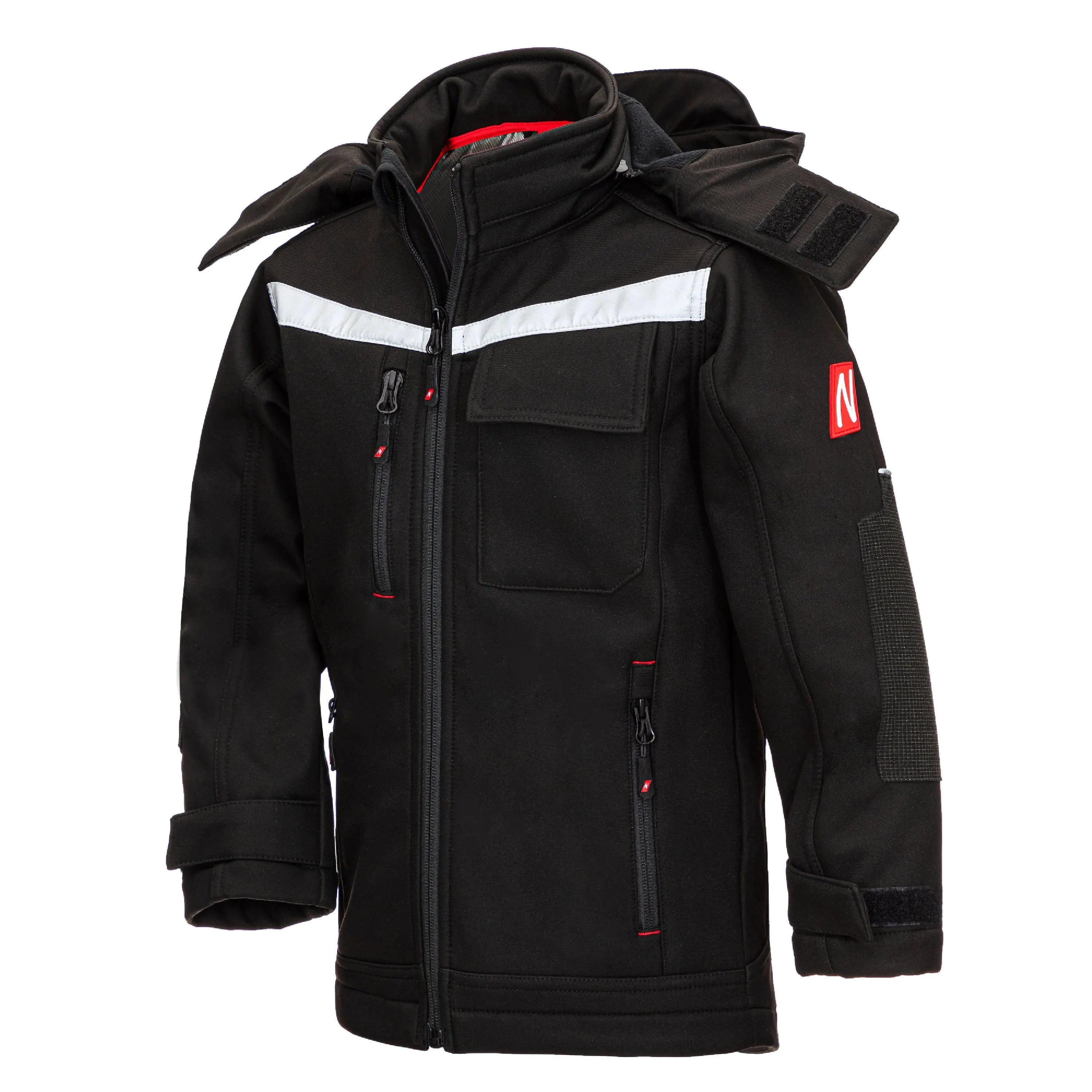 NITRAS MOTION TEX KIDS, Softshelljacke, schwarz - KERA Arbeitsschutz
