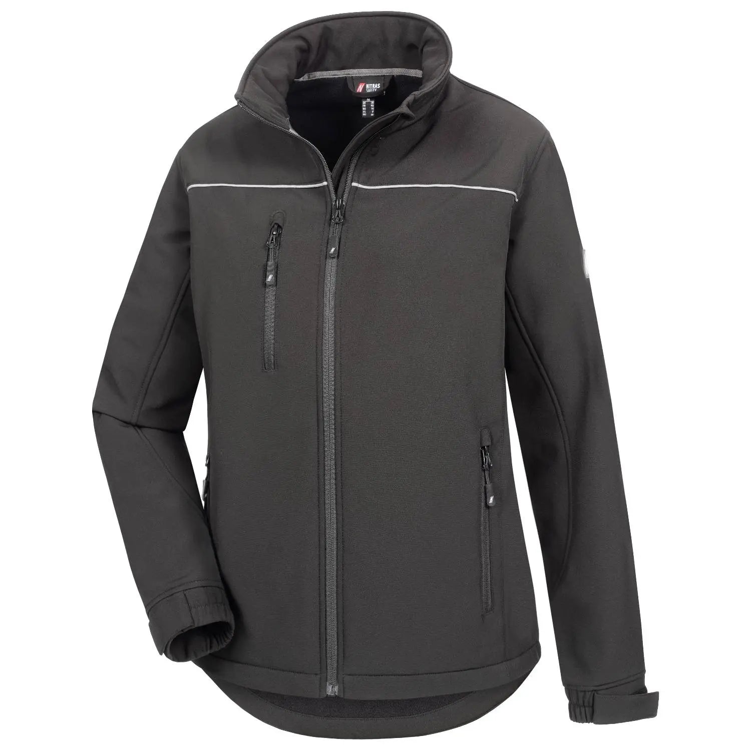 NITRAS MOTION TEX LIGHT, Softshelljacke, schwarz, OEKO-TEX - KERA Arbeitsschutz