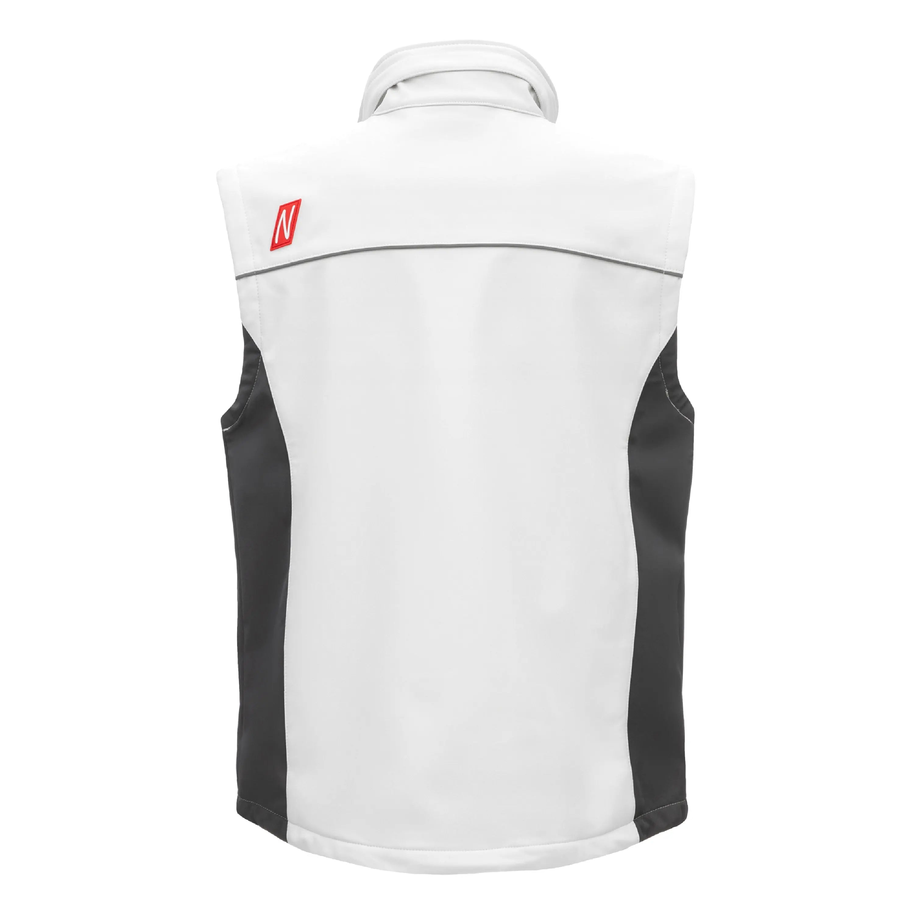 NITRAS MOTION TEX LIGHT, Softshellweste, weiß / grau, OEKO-TEX - KERA Arbeitsschutz