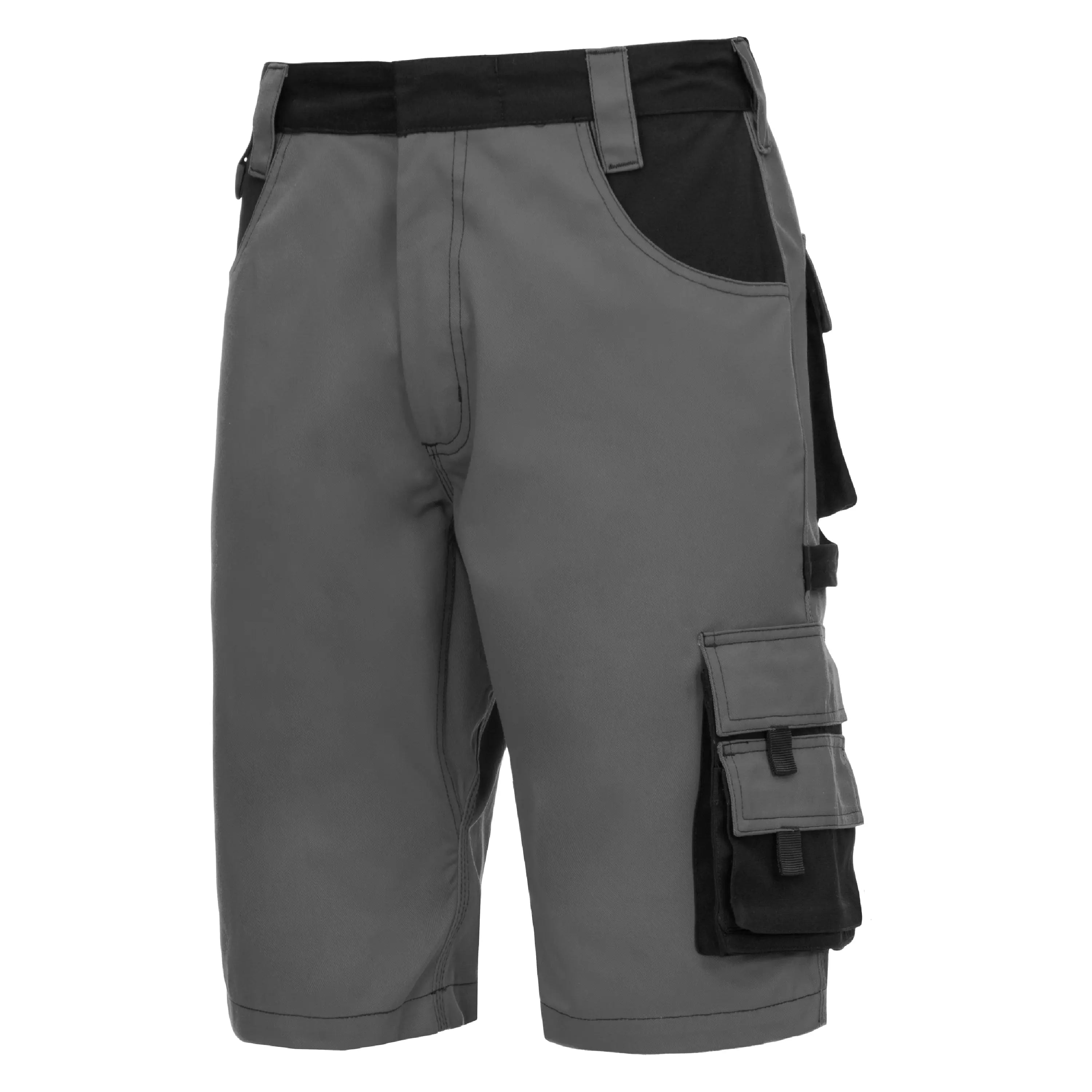 NITRAS MOTION TEX PLUS, Arbeitshose, kurz, grau / schwarz, OEKO-TEX - KERA Arbeitsschutz