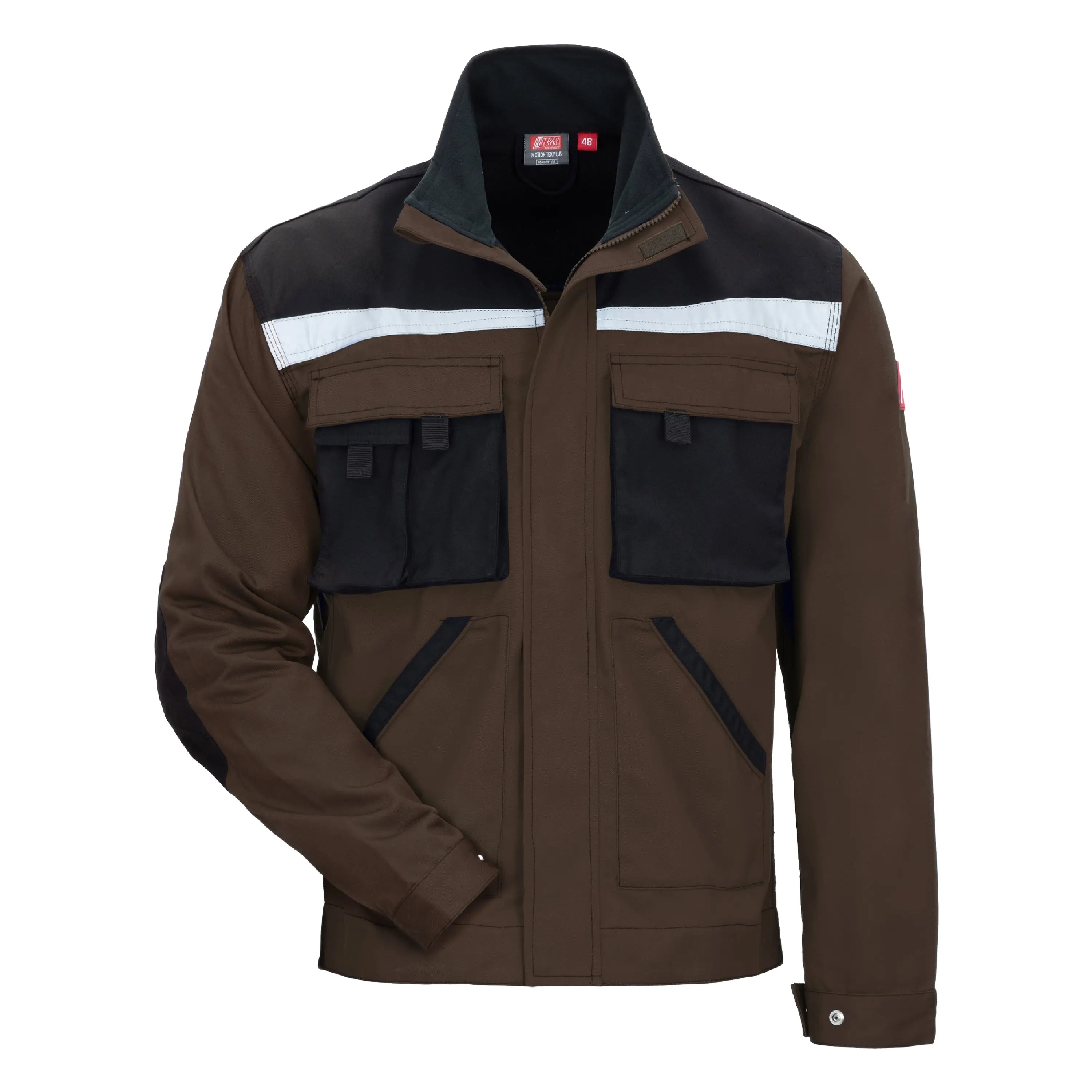 NITRAS MOTION TEX PLUS, Arbeitsjacke, braun / schwarz, OEKO-TEX - KERA Arbeitsschutz