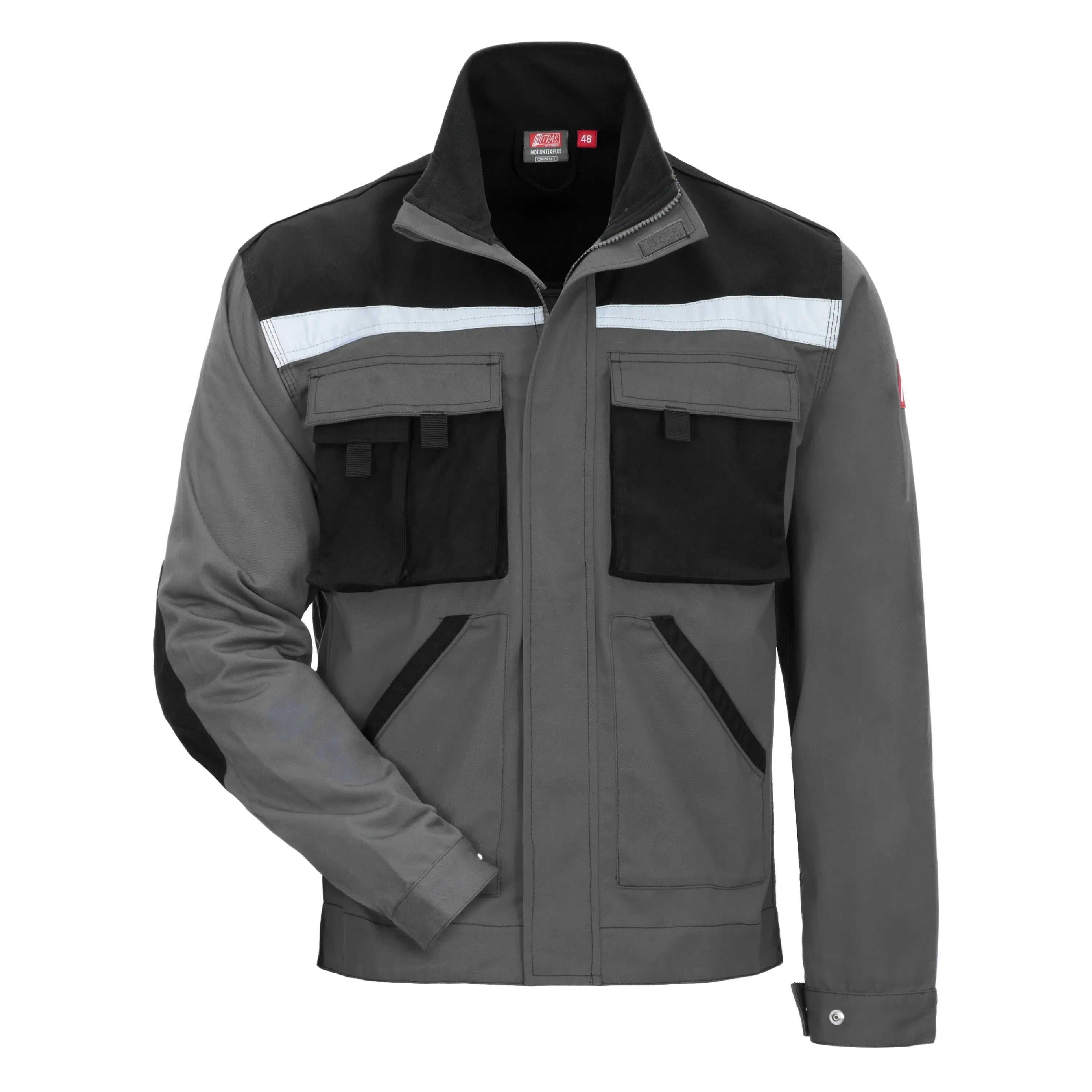NITRAS MOTION TEX PLUS, Arbeitsjacke, grau / schwarz, OEKO-TEX - KERA Arbeitsschutz