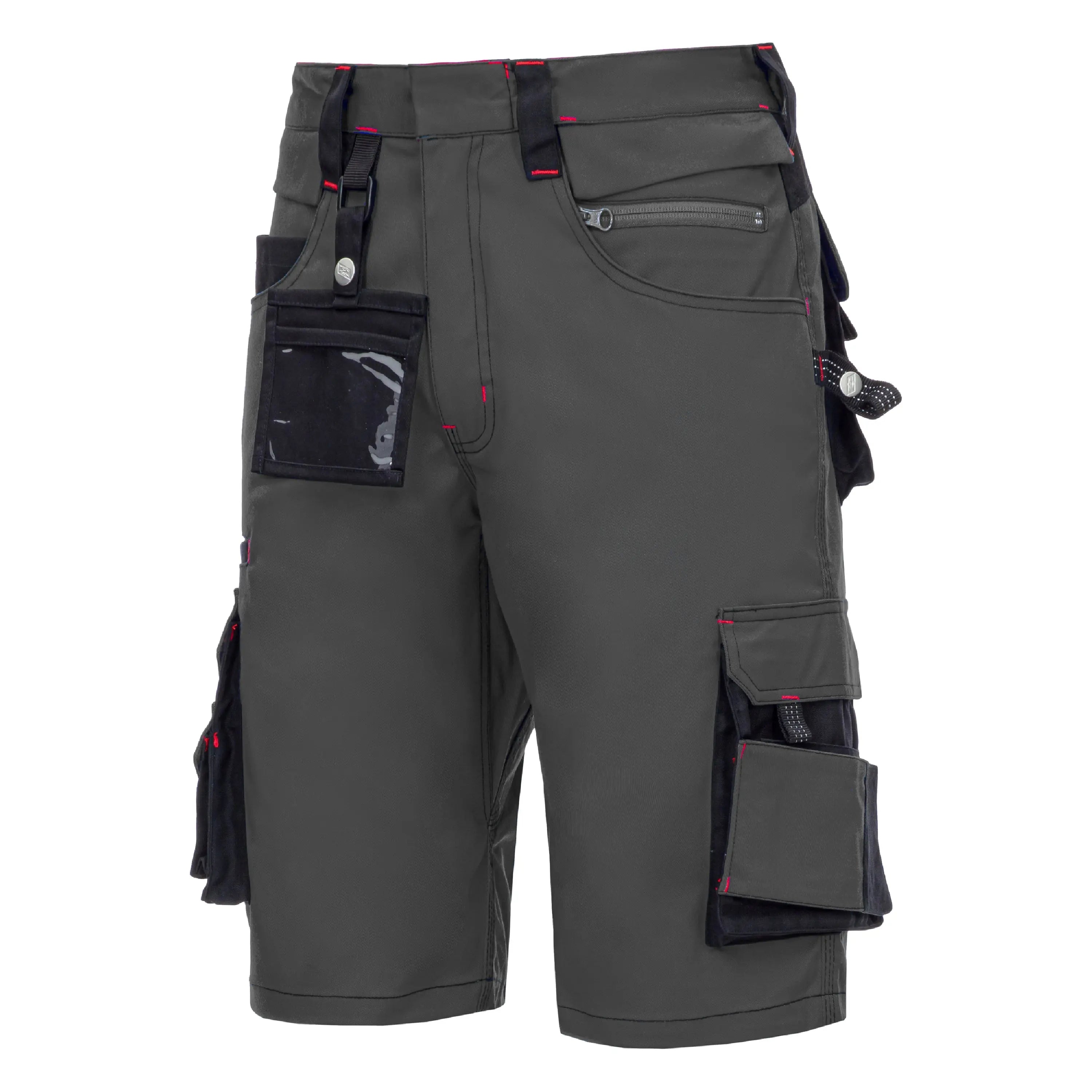 NITRAS MOTION TEX PRO FX, Arbeitshose, kurz, grau / schwarz, OEKO-TEX - KERA Arbeitsschutz