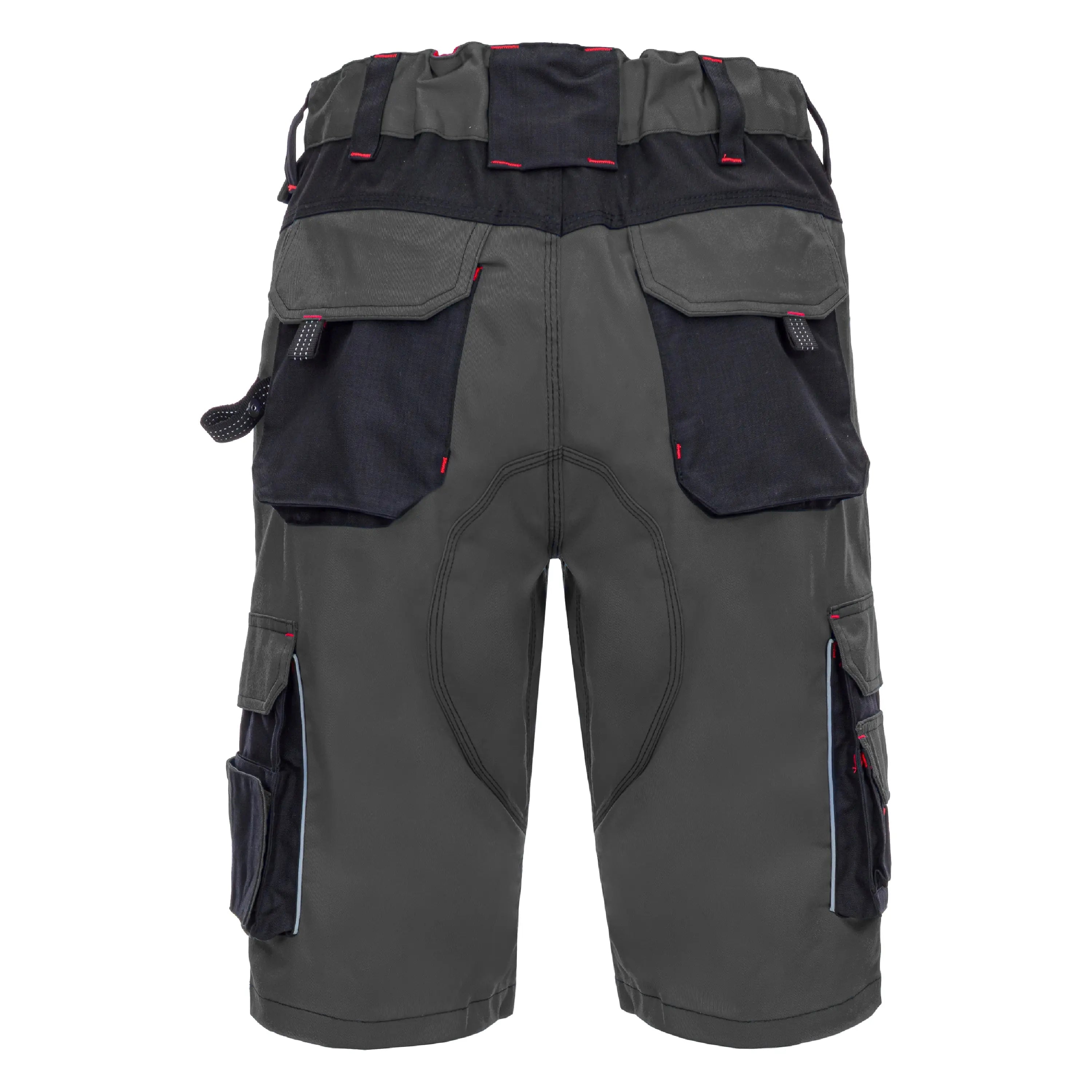 NITRAS MOTION TEX PRO FX, Arbeitshose, kurz, grau / schwarz, OEKO-TEX - KERA Arbeitsschutz