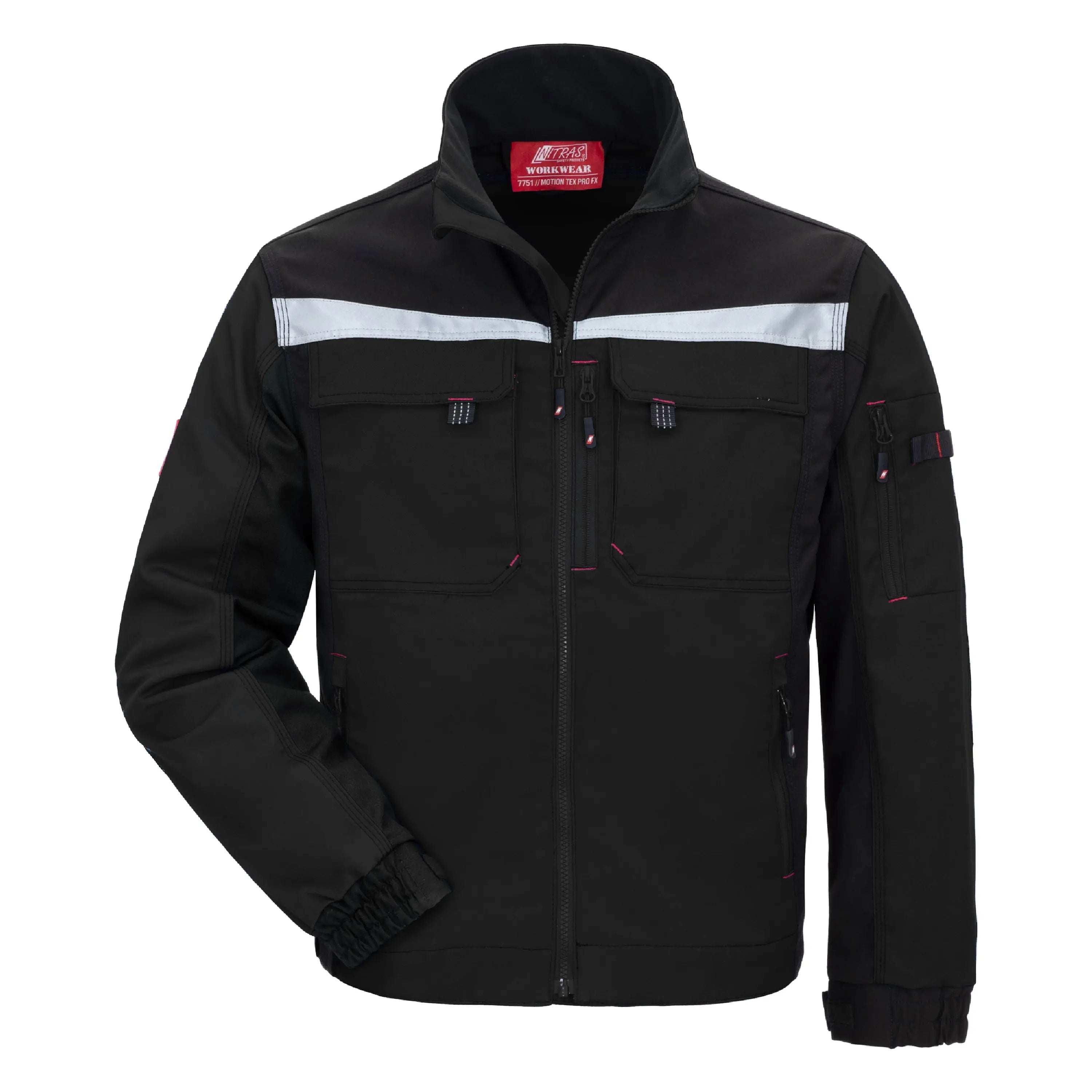 NITRAS MOTION TEX PRO FX, Arbeitsjacke, schwarz, OEKO-TEX - KERA Arbeitsschutz