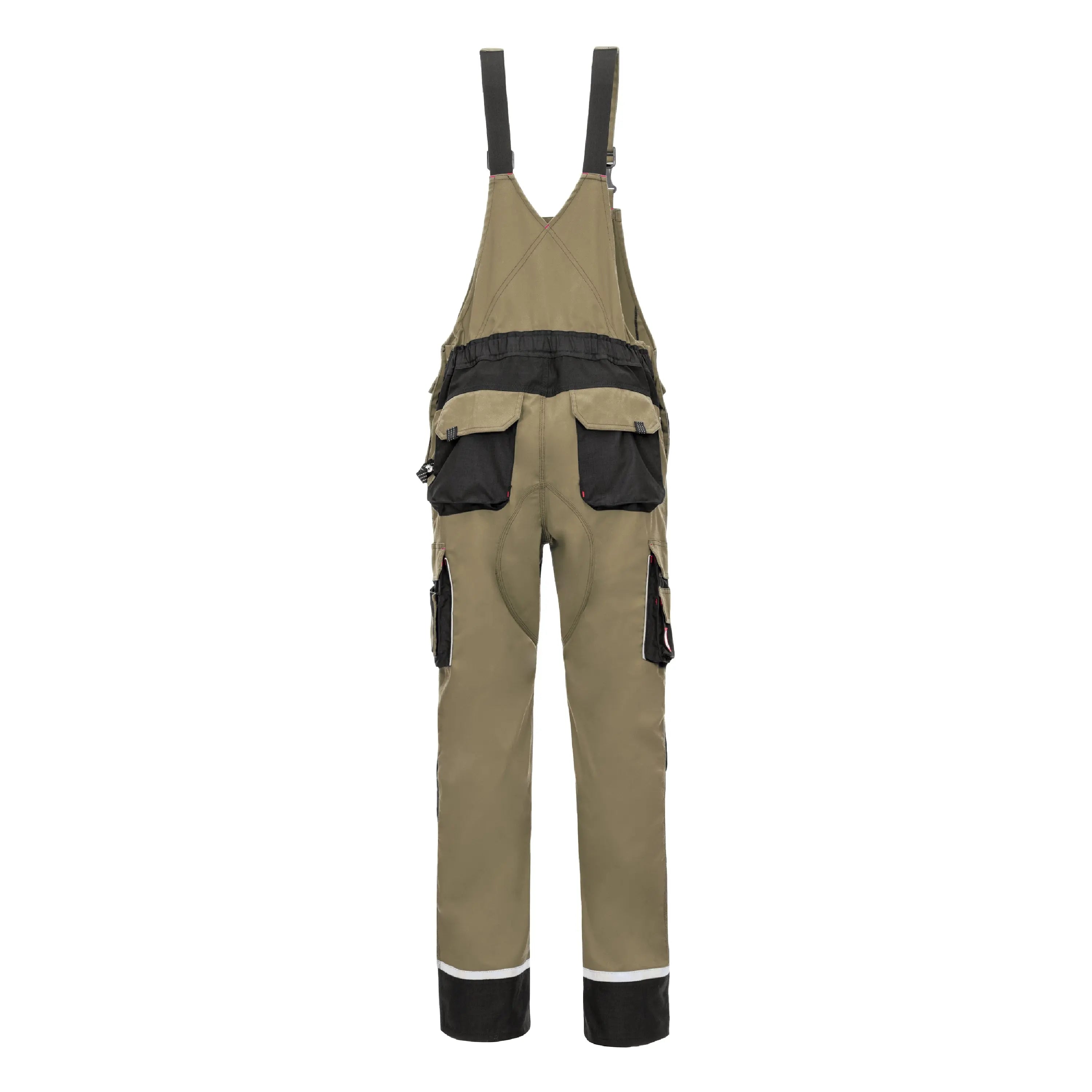 NITRAS MOTION TEX PRO FX, Latzhose, khaki / schwarz, OEKO-TEX - KERA Arbeitsschutz