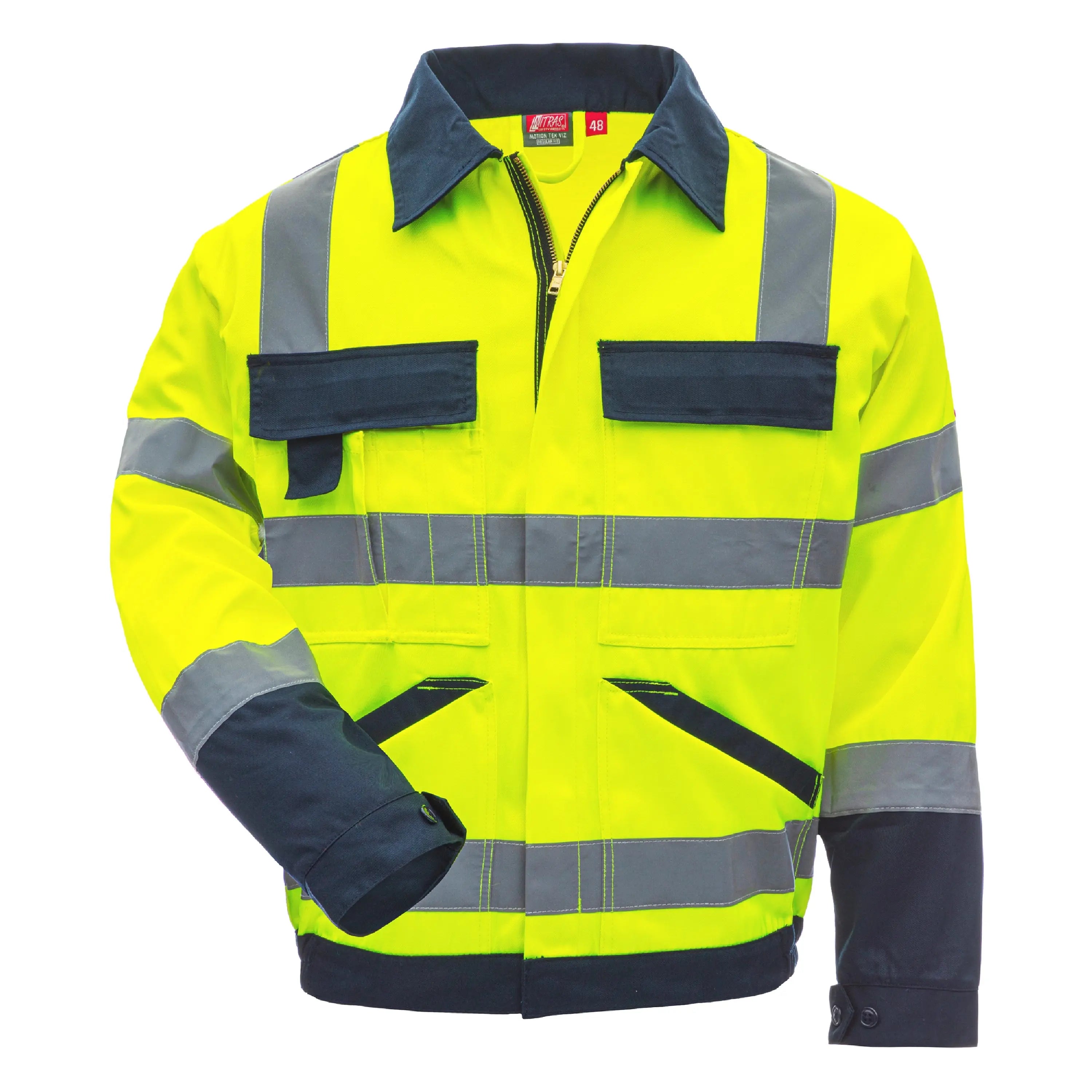 NITRAS MOTION TEX VIZ, Warnschutz - Arbeitsjacke, EN ISO 13688, EN ISO 20471 - KERA Arbeitsschutz