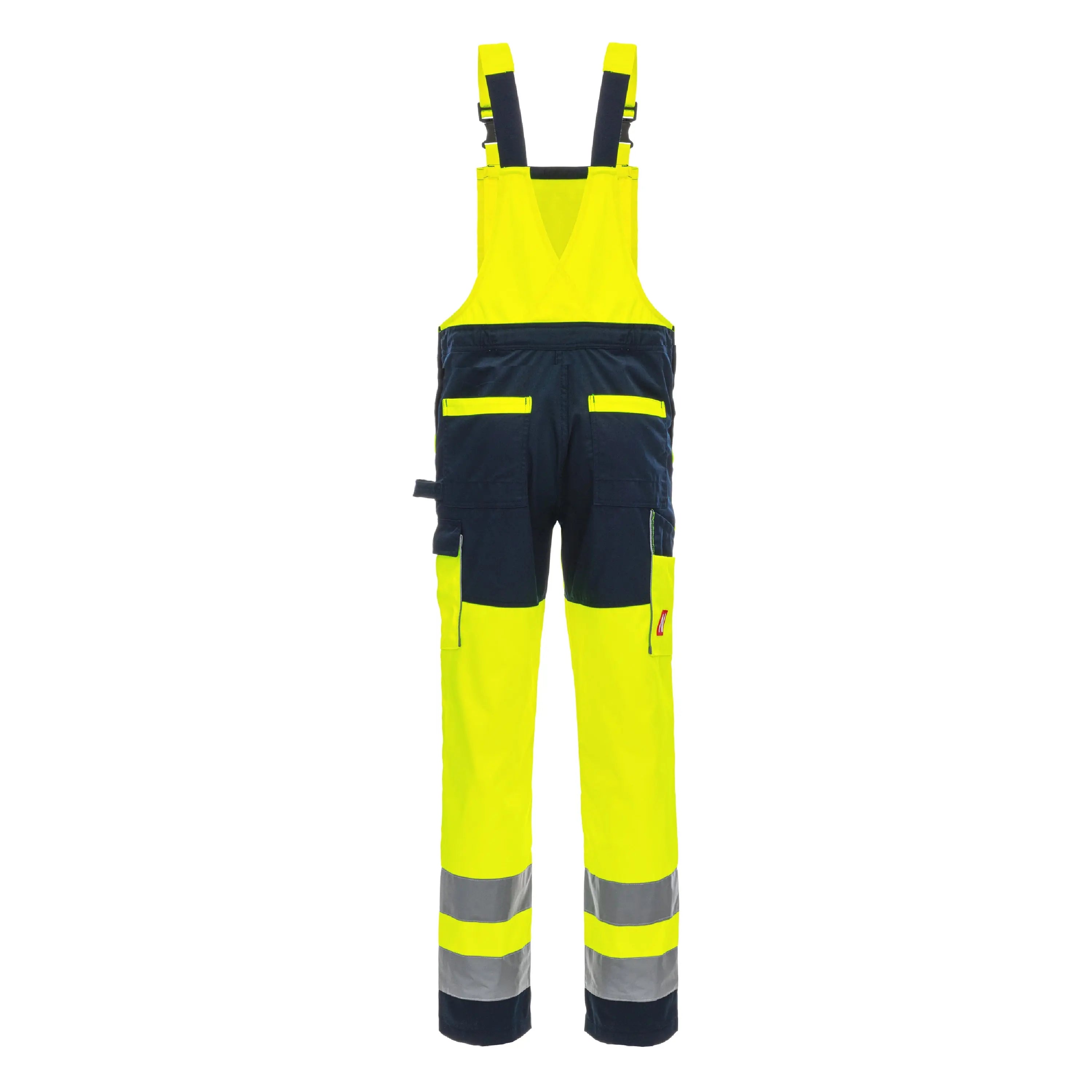 NITRAS MOTION TEX VIZ, Warnschutz-Latzhose, EN ISO 13688, EN ISO 20471 - KERA Arbeitsschutz