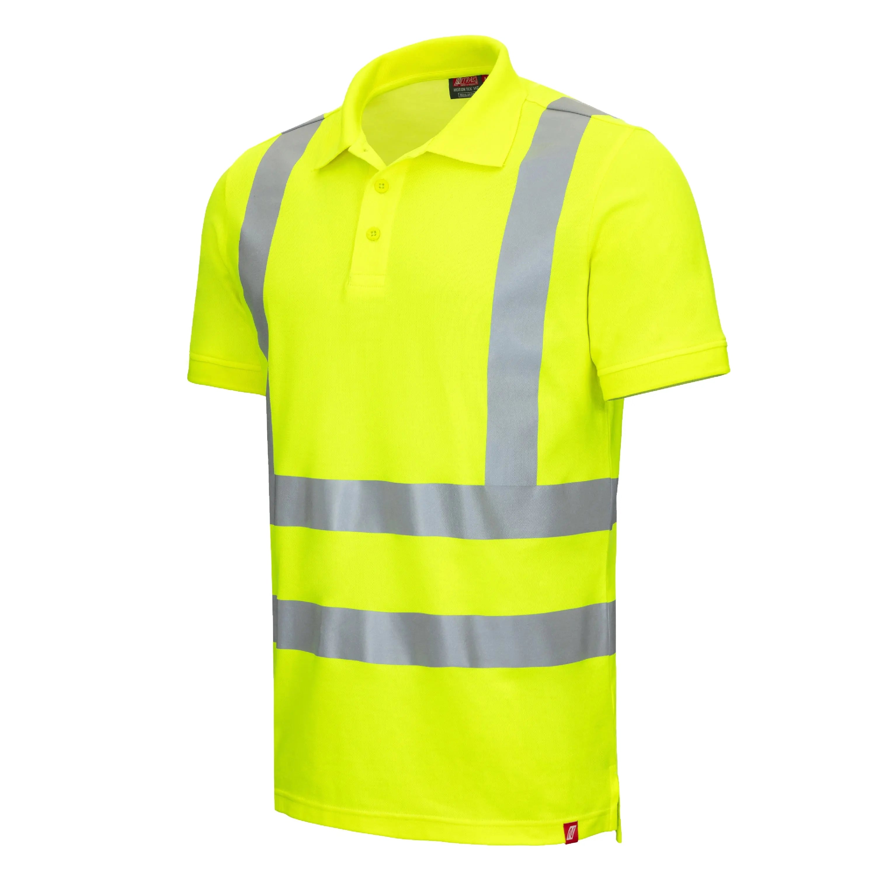 NITRAS MOTION TEX VIZ, Warnschutz-Poloshirt, EN ISO 13688, EN ISO 20471, EN 13758-2 - KERA Arbeitsschutz