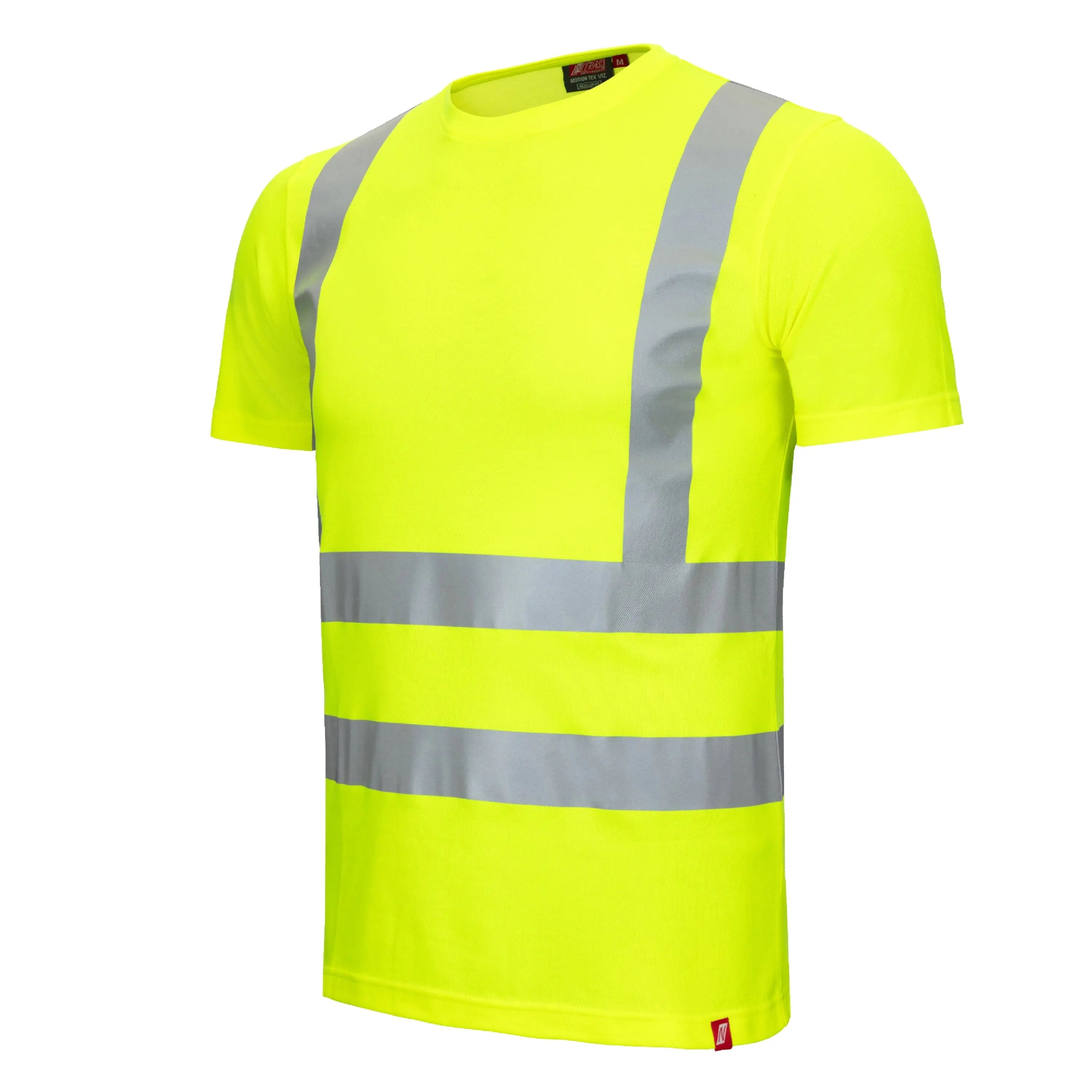 NITRAS MOTION TEX VIZ, Warnschutz-T-Shirt, EN ISO 13688, EN ISO 20471, EN 13758-2 - KERA Arbeitsschutz