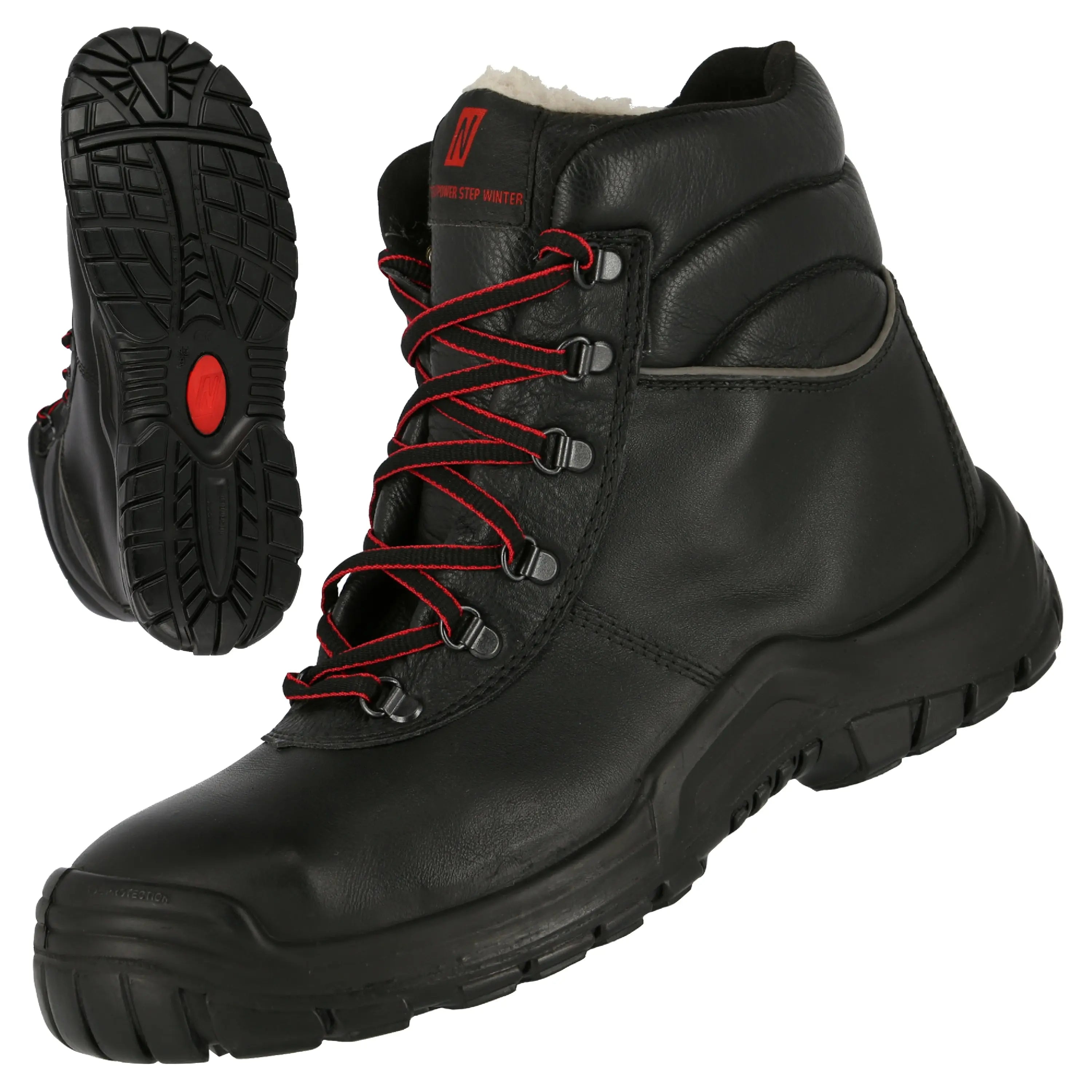 NITRAS POWER STEP MID+, S3 CI HI HRO SRC Sicherheitswinterstiefel, hoch, schwarz, EN ISO 20345, DGUV Regel 112-191 - KERA Arbeitsschutz