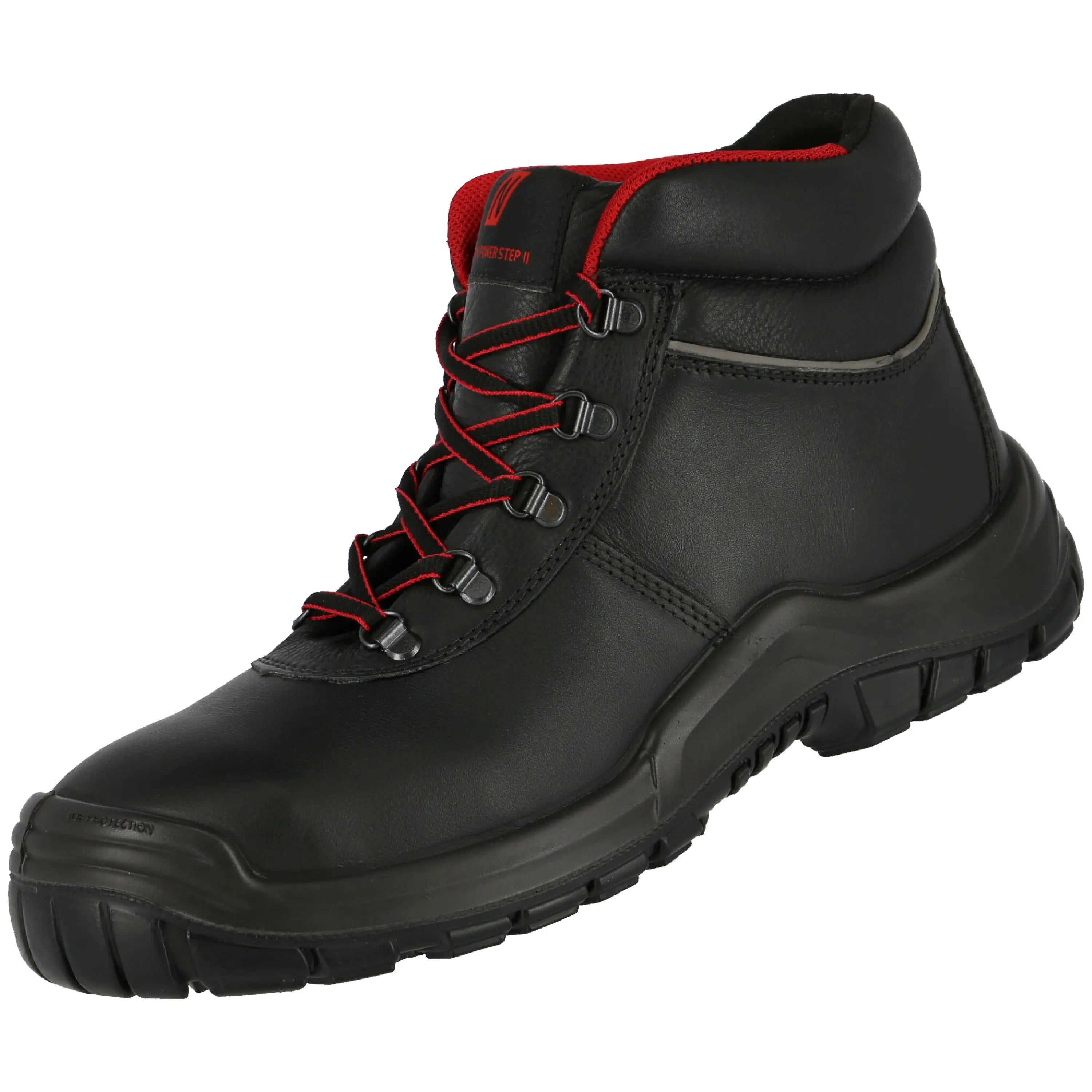 NITRAS POWER STEP MID, S3 HI HRO Sicherheitsstiefel, halbhoch, schwarz, EN ISO 20345, DGUV Regel 112-191 - KERA Arbeitsschutz