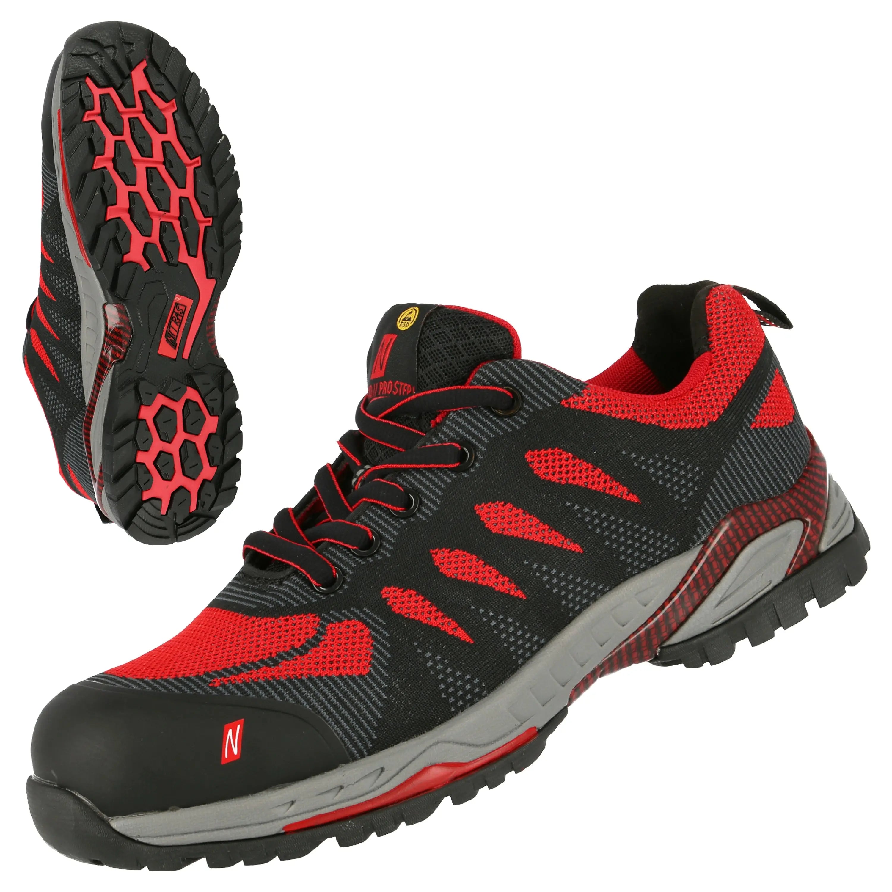 NITRAS PRO STEP, Sicherheitshalbschuhe, EN ISO 20345, EN IEC 61340-4-3 - KERA Arbeitsschutz
